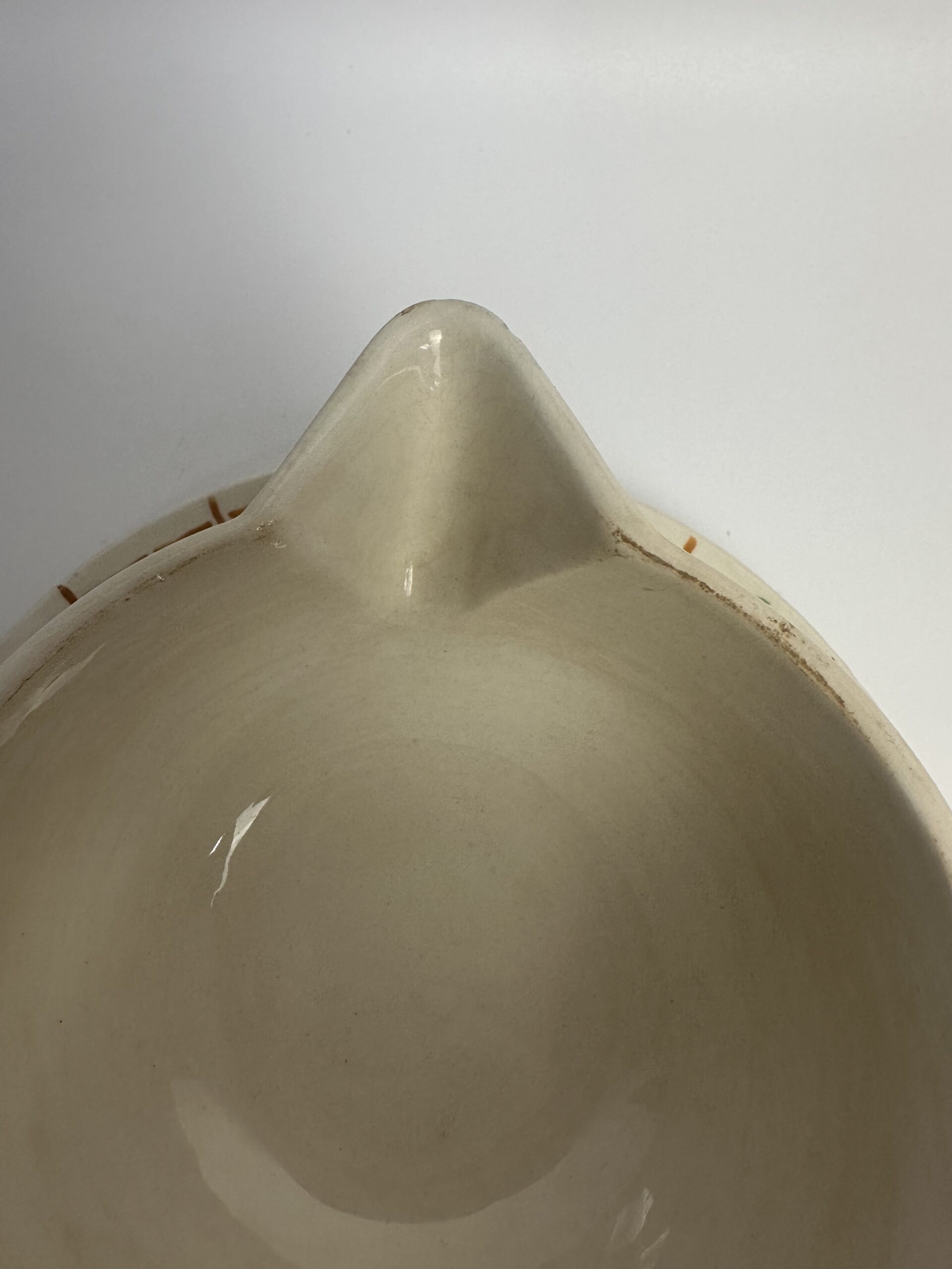 Saucière ancienne HBCM Josette fleurie – Image 7