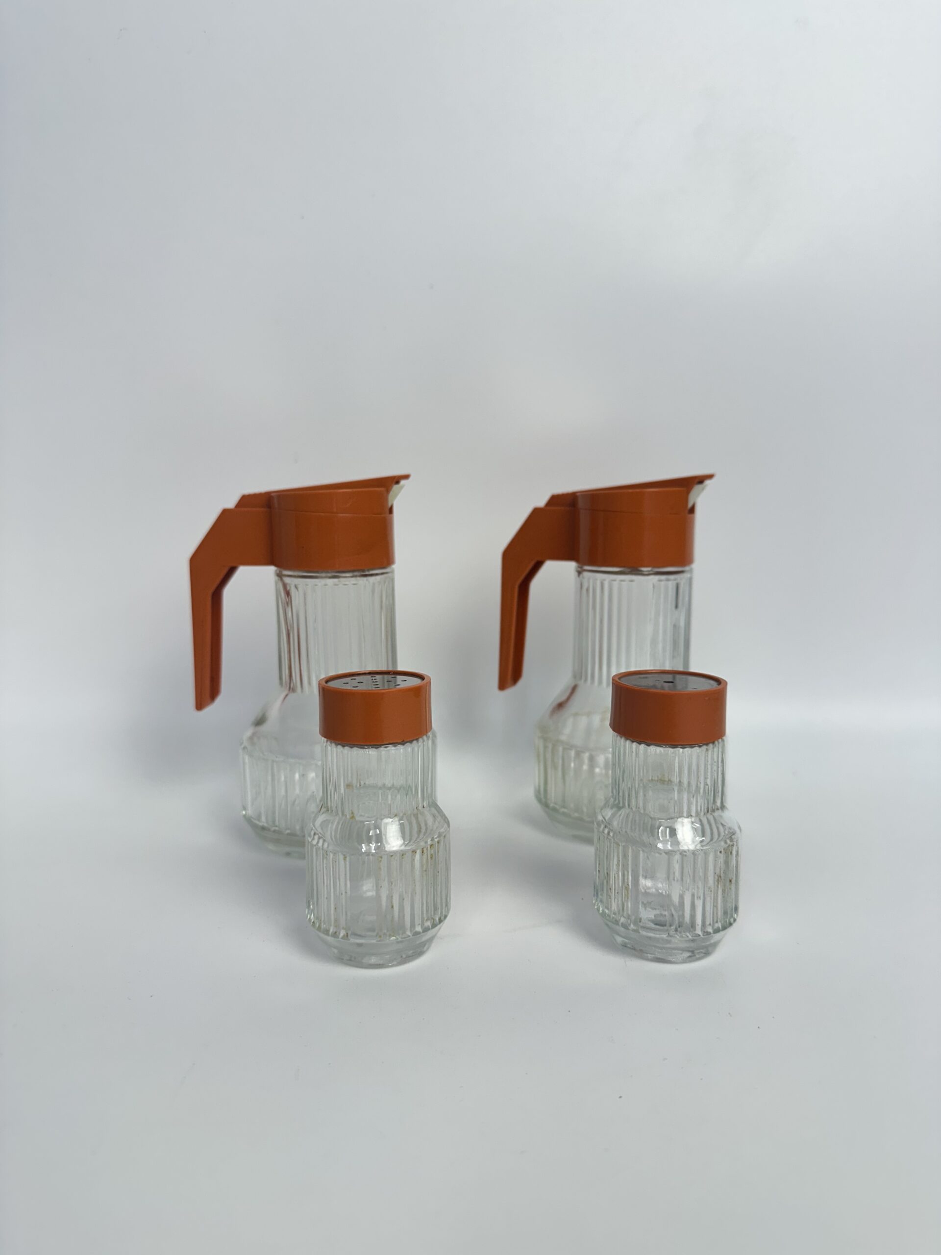 Serviteur à condiments vintage Valira années 70 orange – Image 6