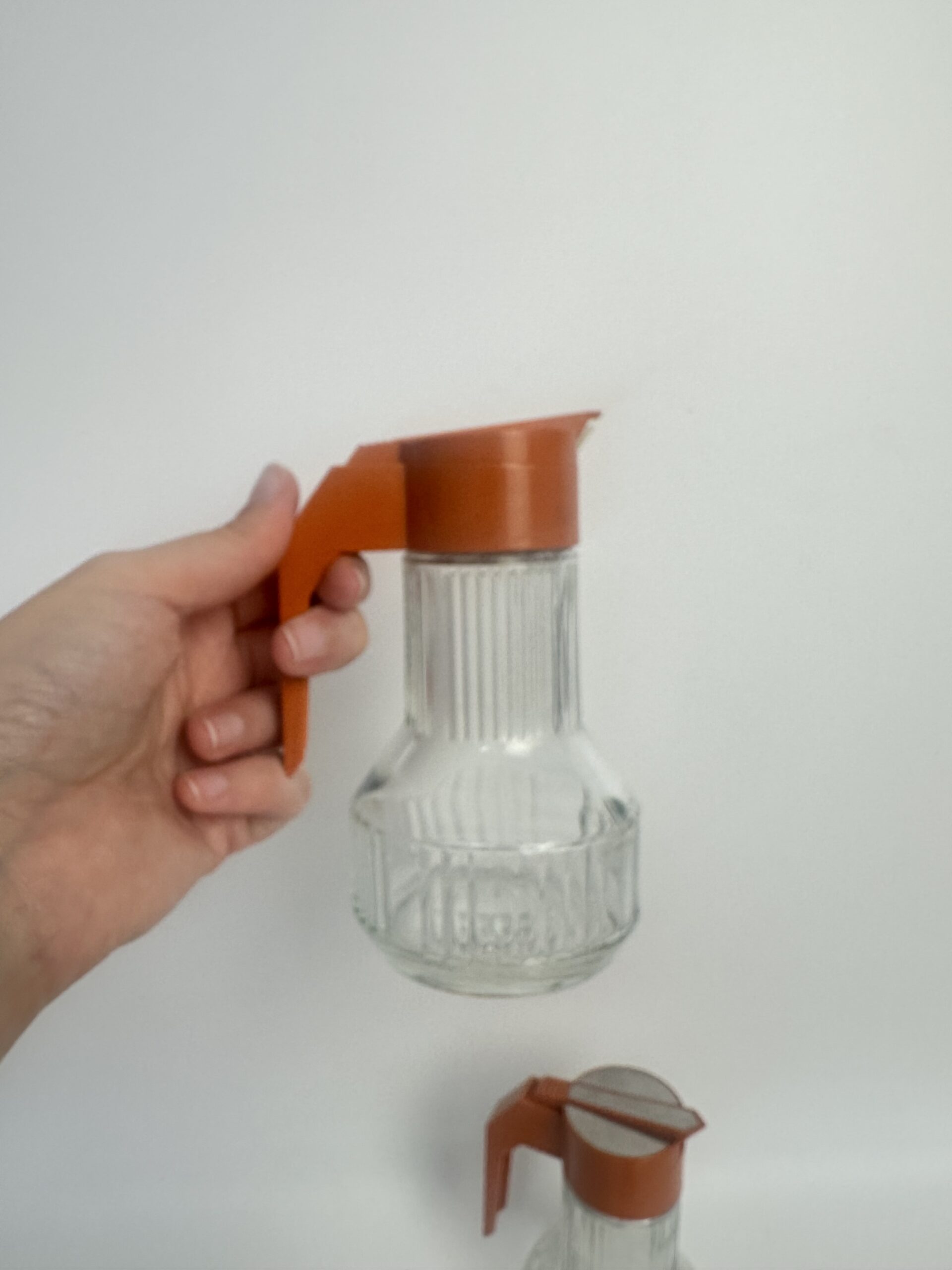 Serviteur à condiments vintage Valira années 70 orange – Image 7