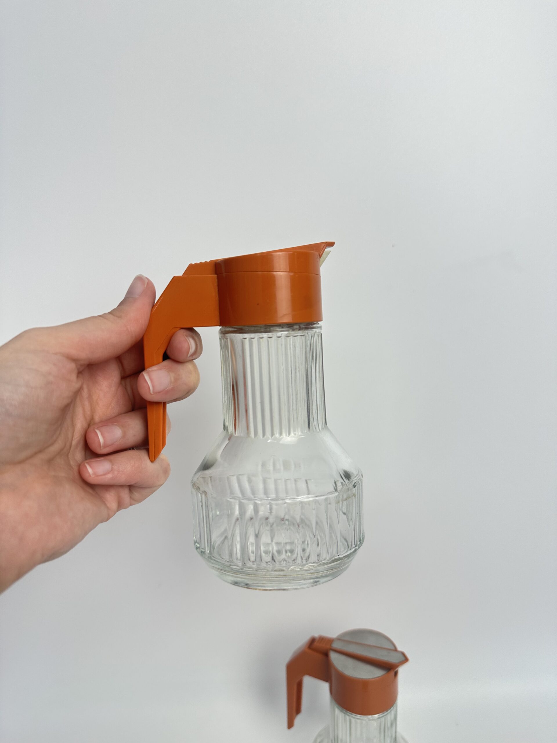 Serviteur à condiments vintage Valira années 70 orange – Image 8