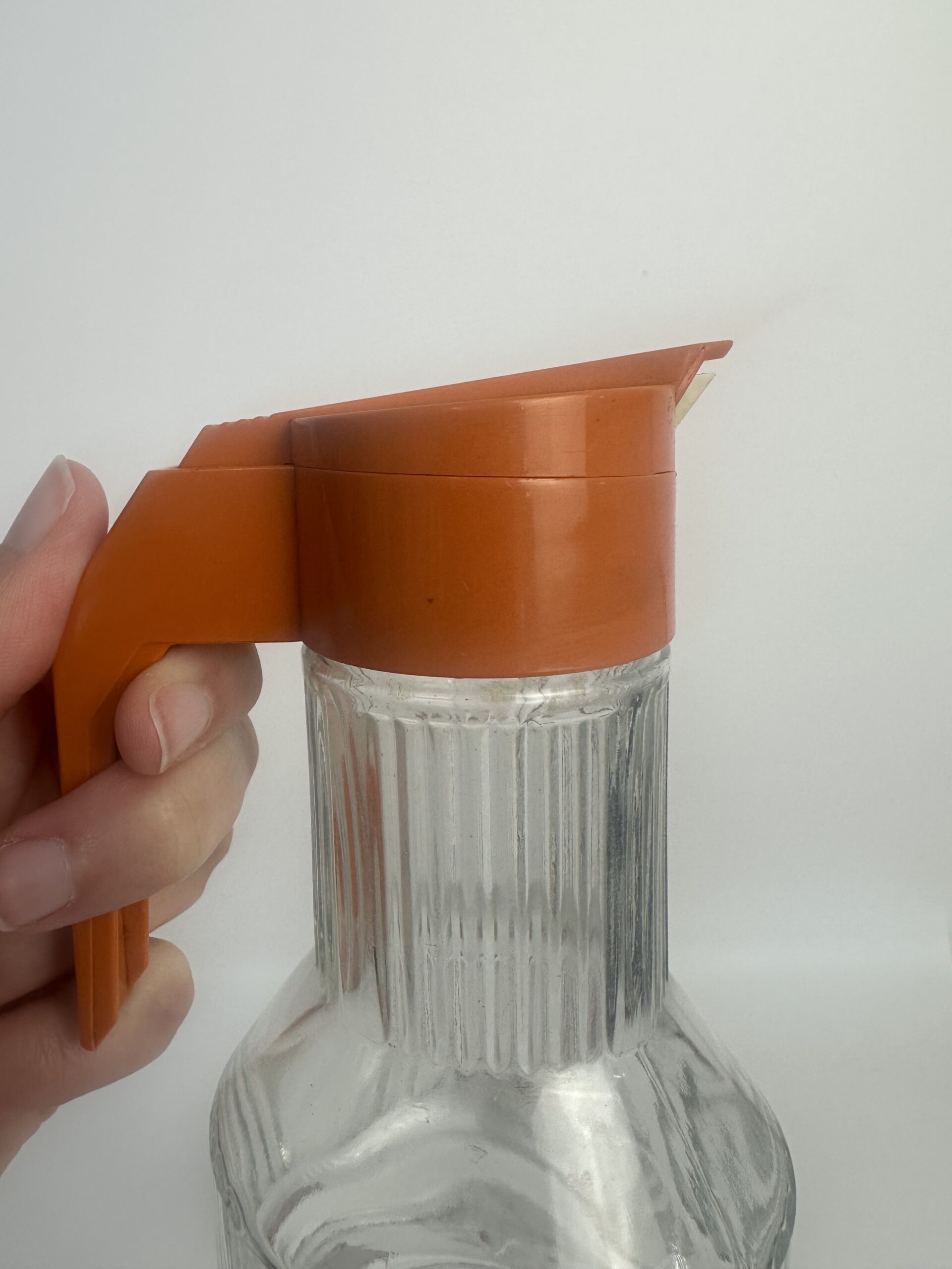 Serviteur à condiments vintage Valira années 70 orange – Image 9