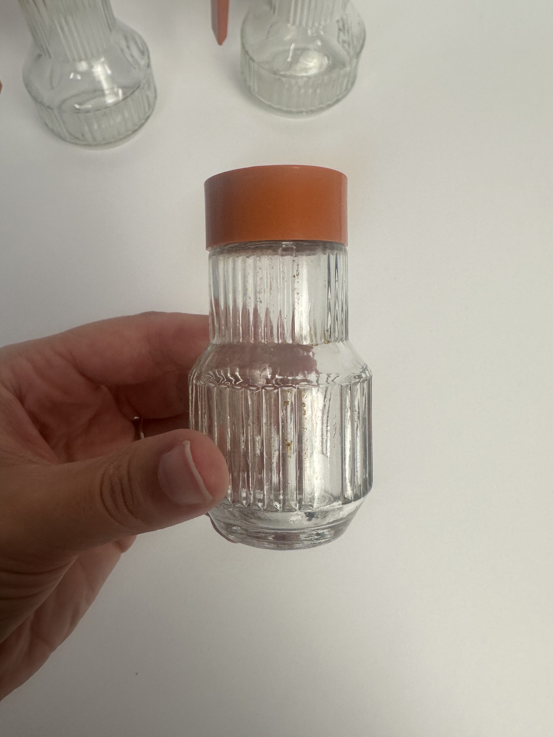 Serviteur à condiments vintage Valira années 70 orange – Image 14