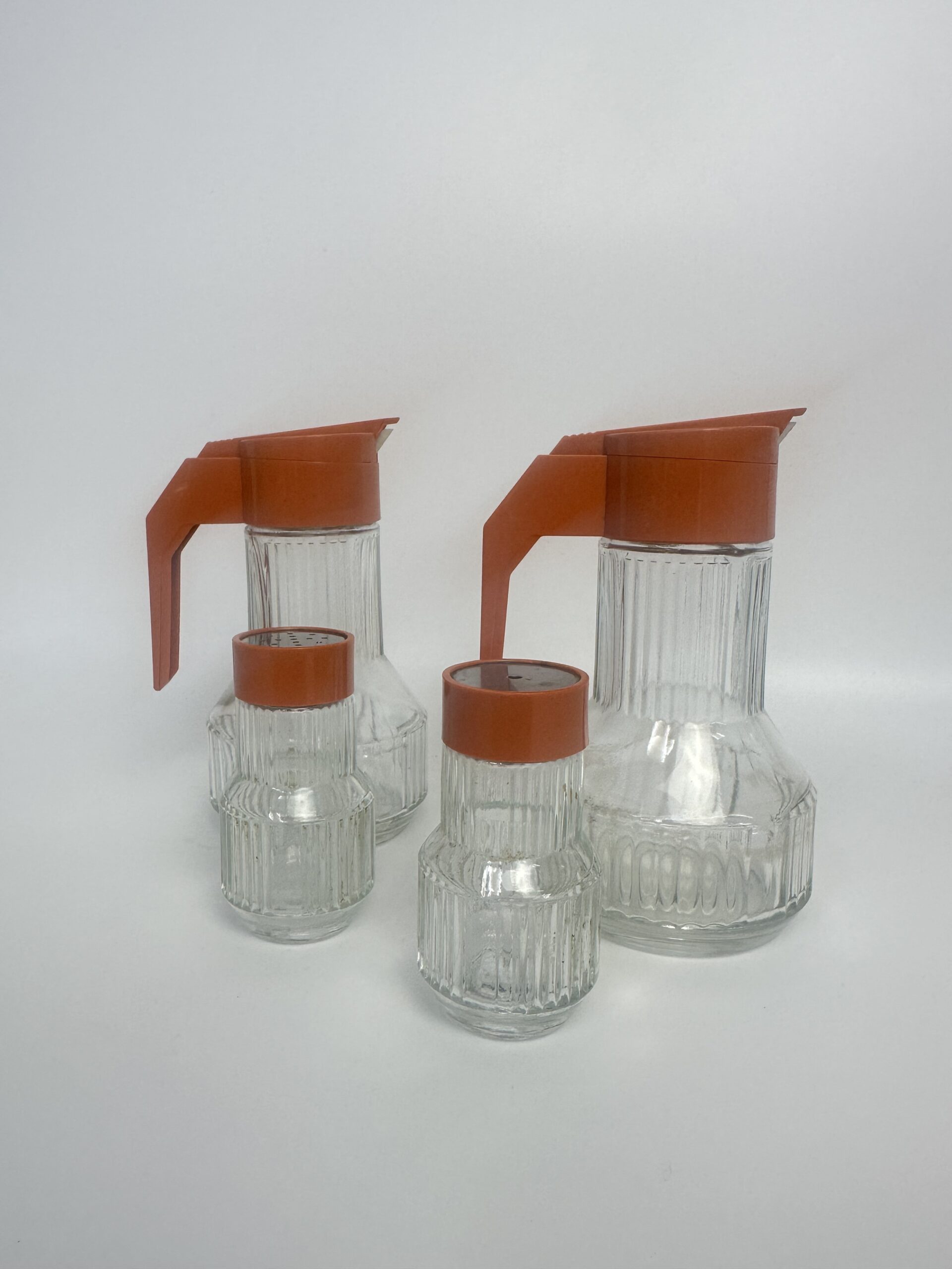 Serviteur à condiments vintage Valira années 70 orange – Image 17