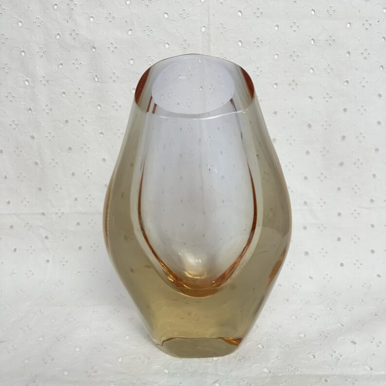 Vase en cristal de Sèvres style Mid Century