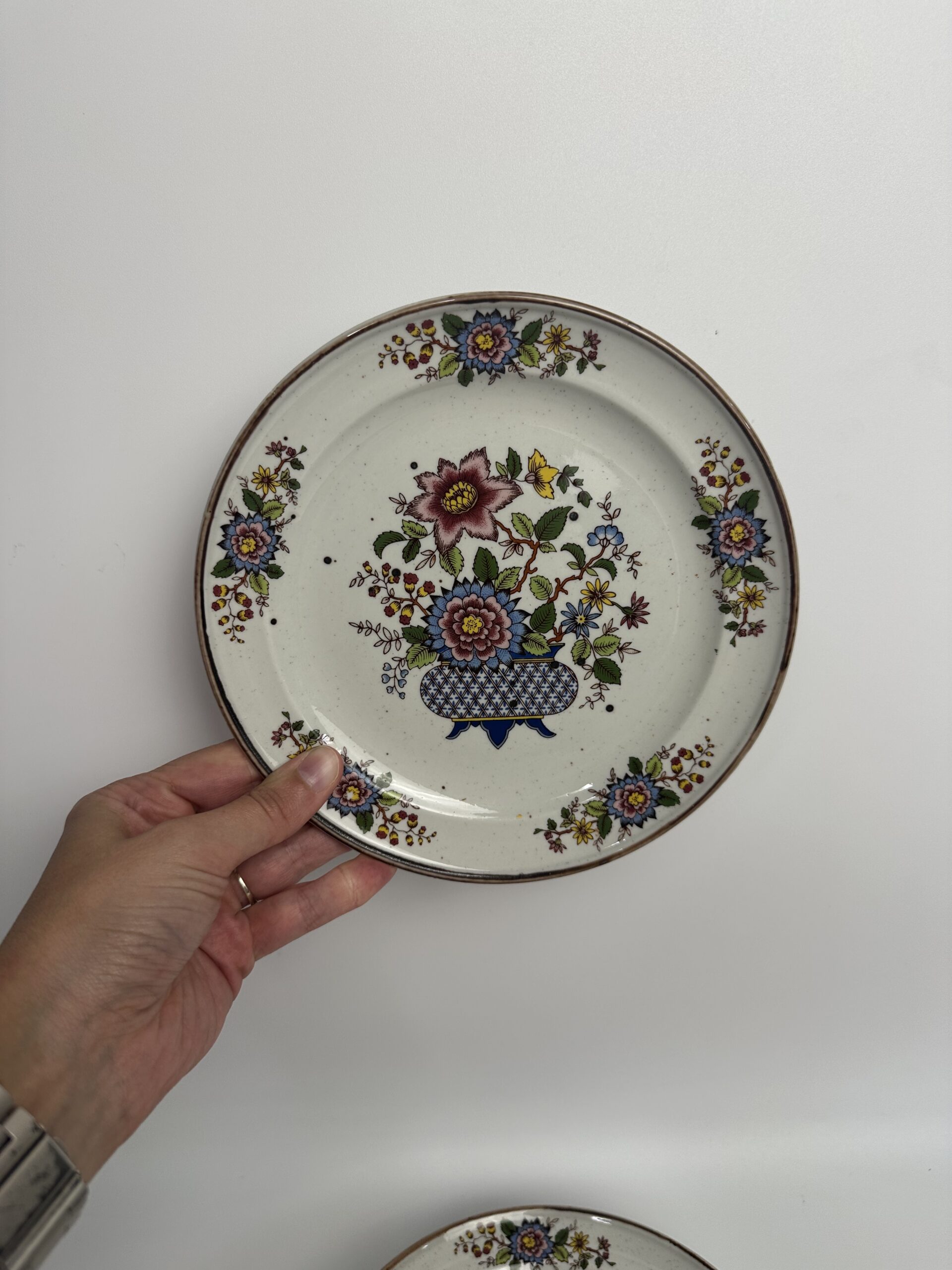 6 assiettes à dessert Eclat Digoin Sarreguemines – Image 4