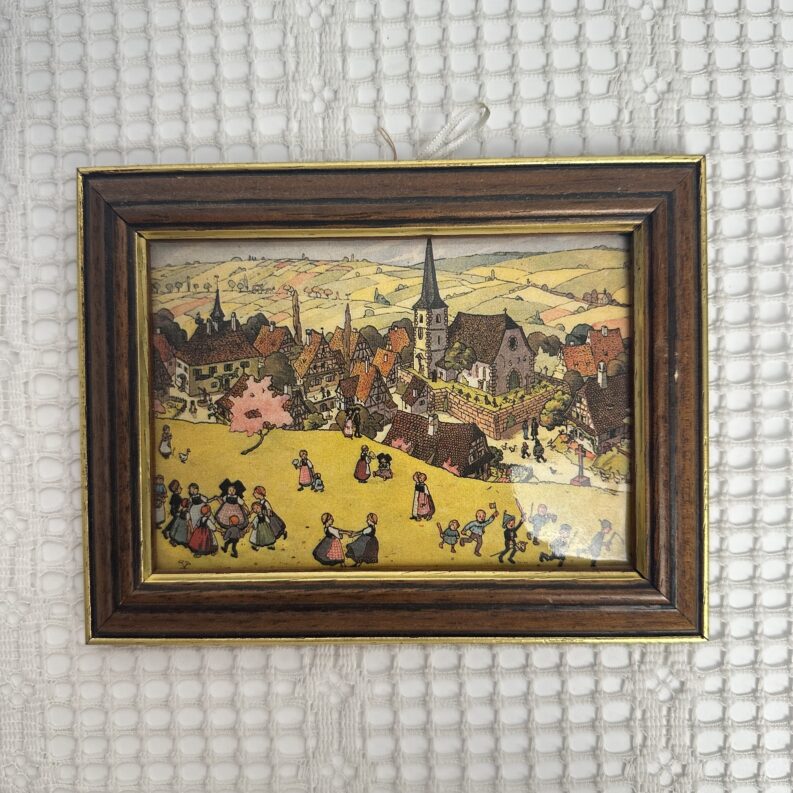 Cadre Artisanat de Sologne Gien décor Hansi