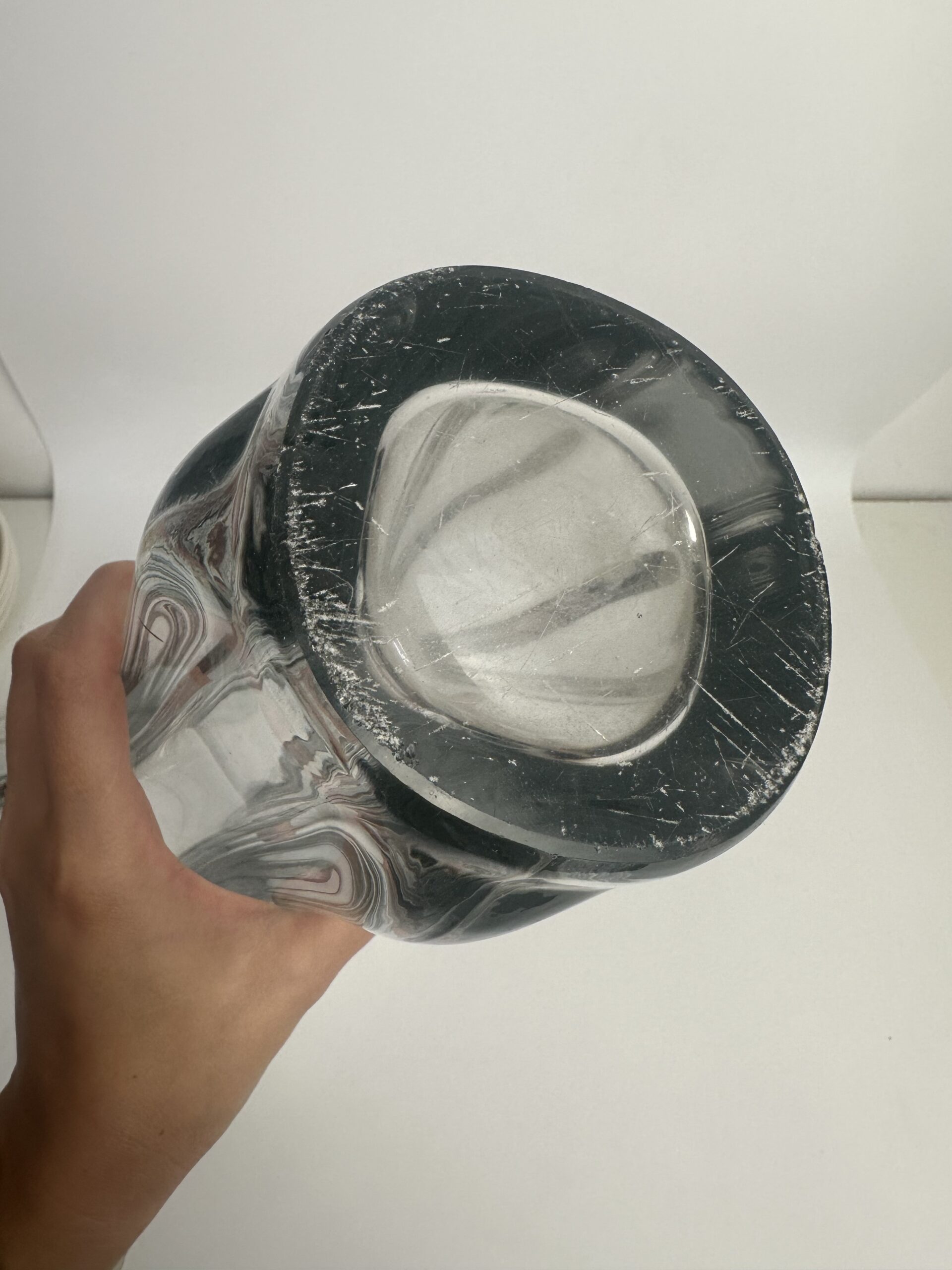 Grand vase en cristal de Vannes – Image 9