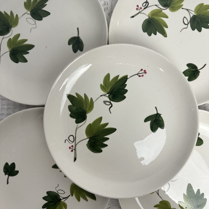5 assiettes à dessert Villeroy et Boch Saar Lierre