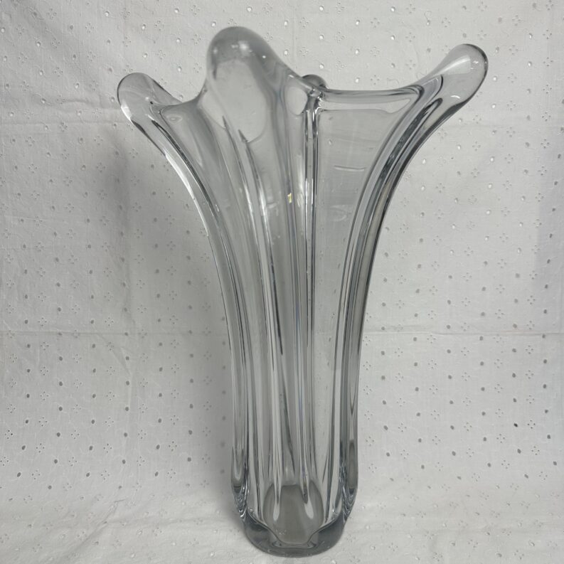 Grand vase en cristal de Vannes