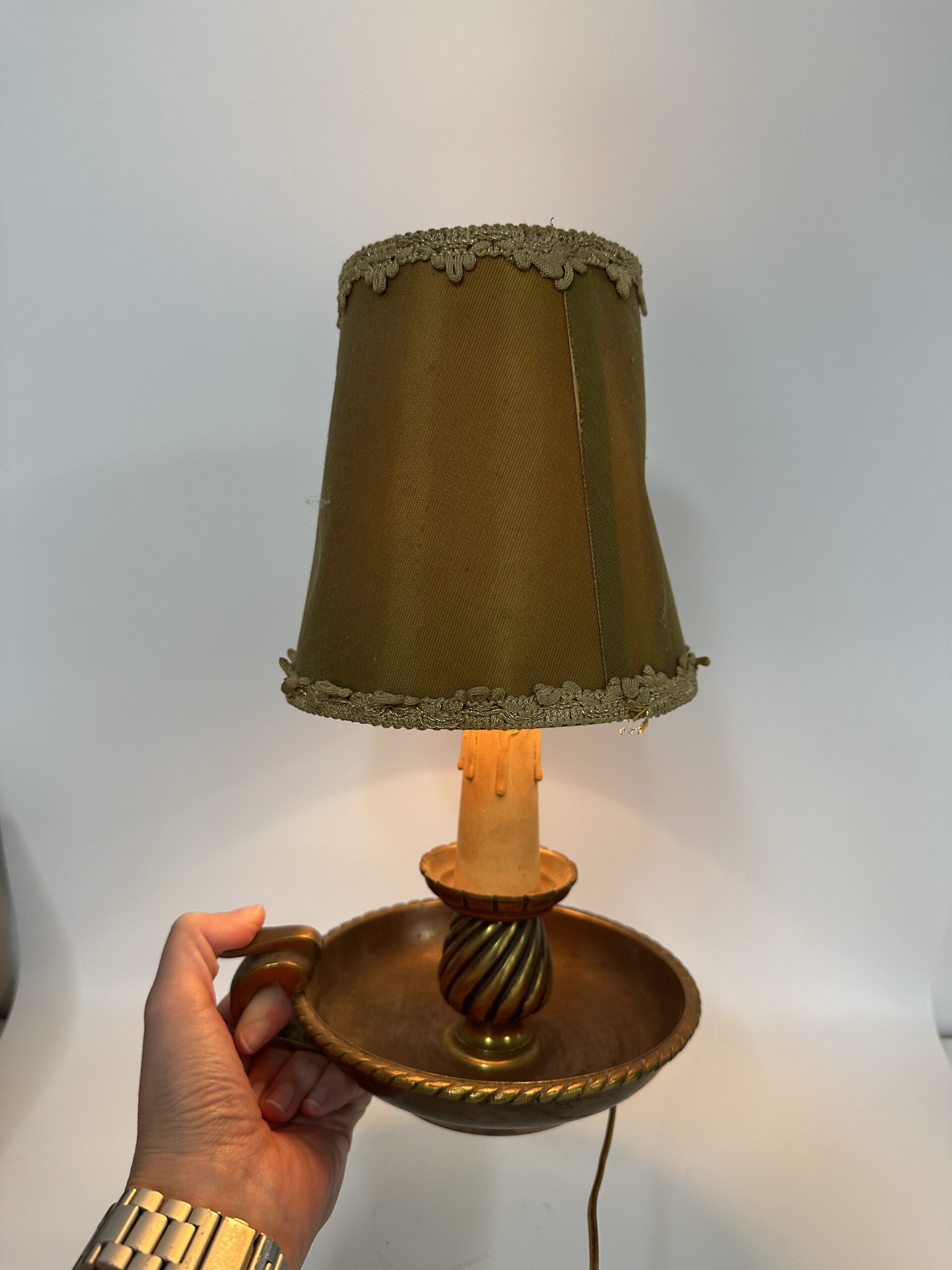 Petite lampe ancienne style rat de cave – Image 14