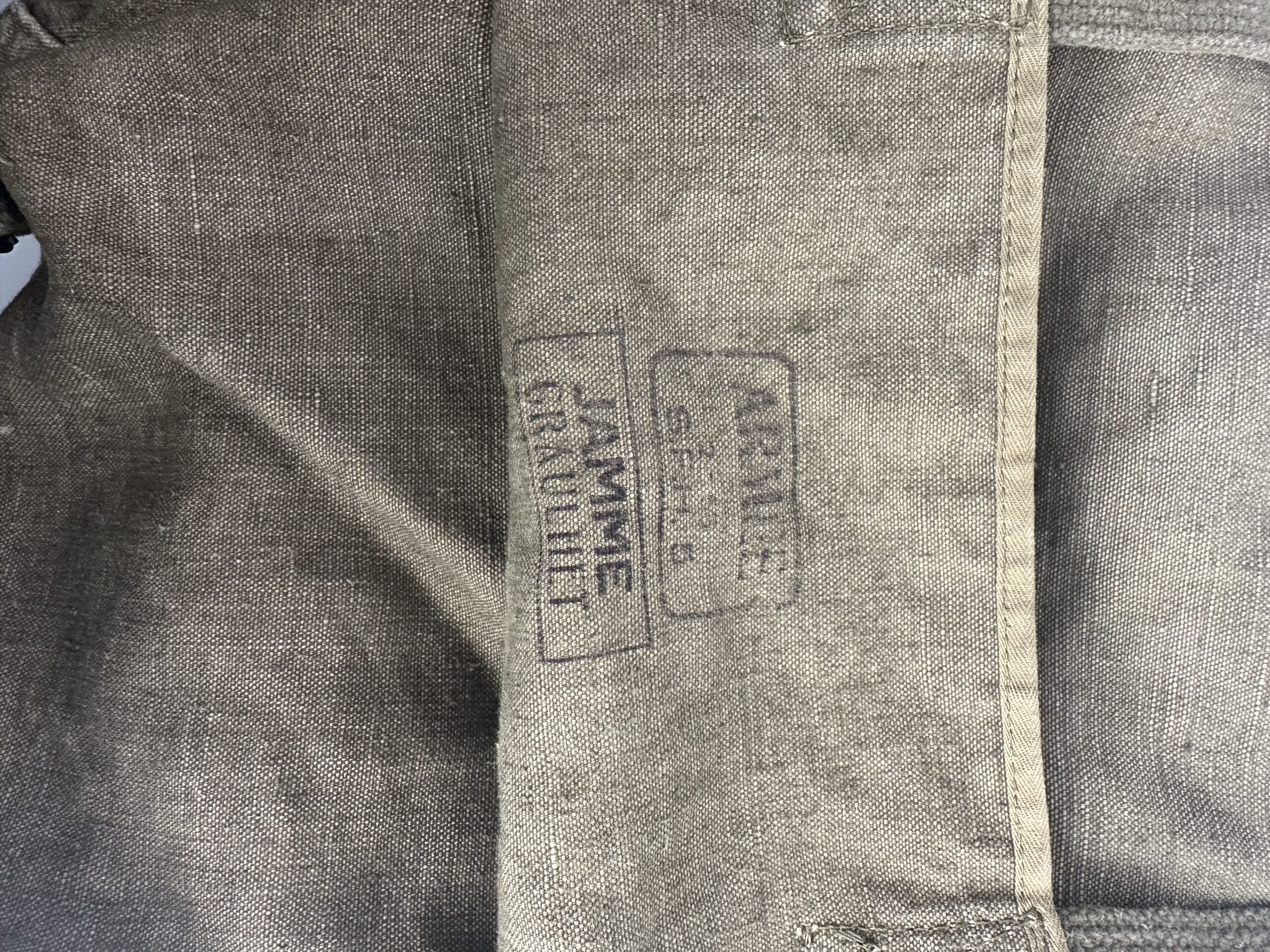 Ancien sac de l'Armée Jamme Graulhet - Image 5