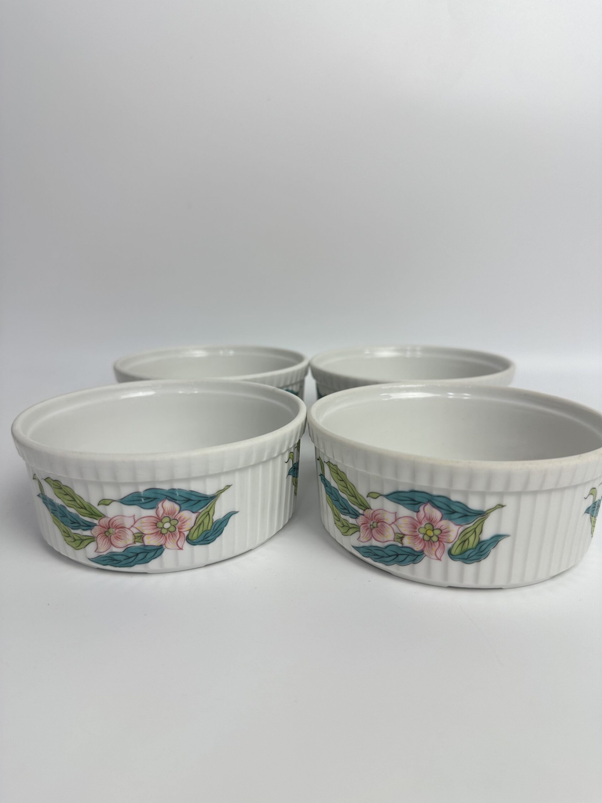 4 ramequins moules à soufflé Porcelaine de Paris Abondance – Image 6