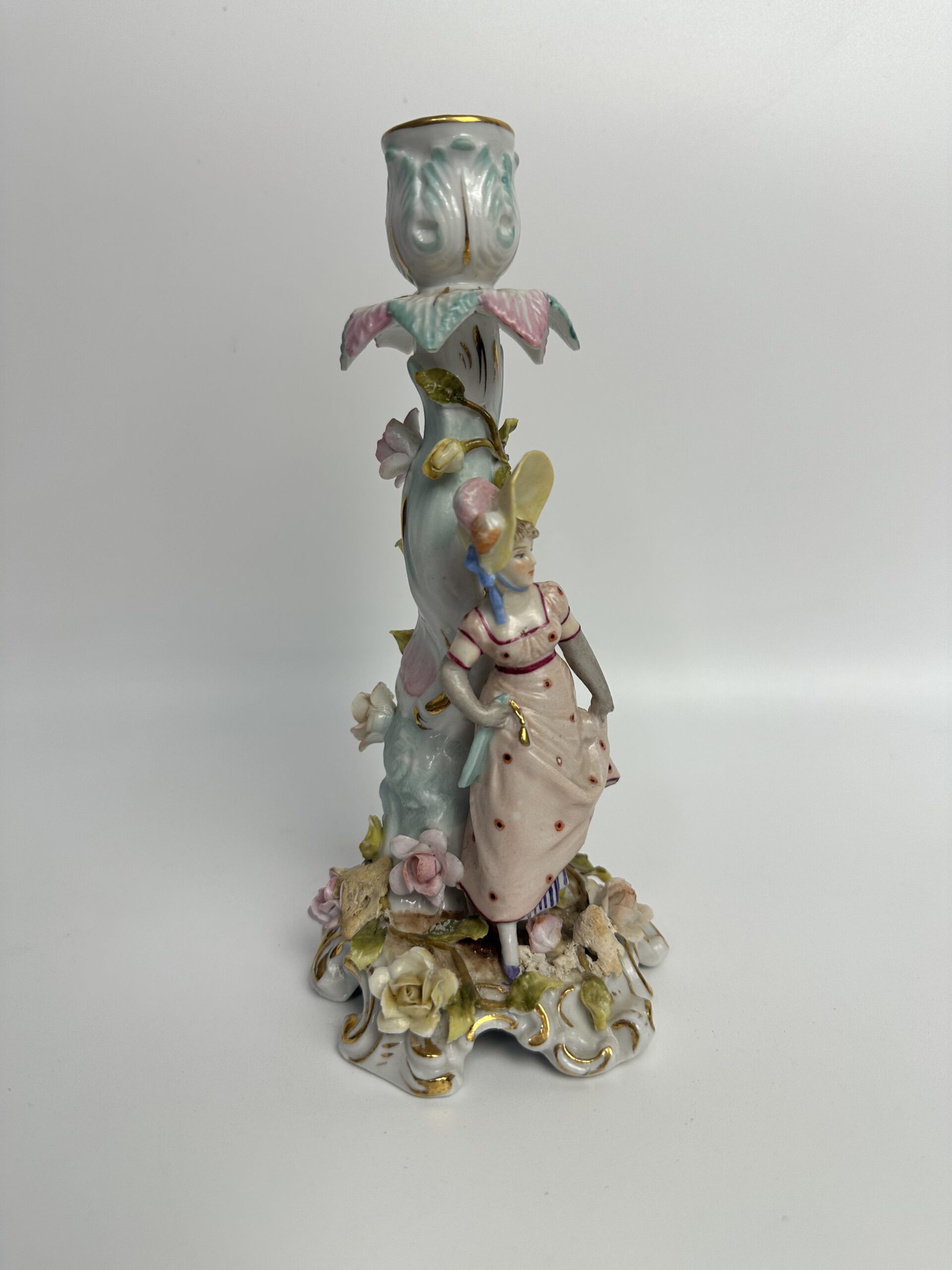 Ancien bougeoir en porcelaine Germany – Image 5