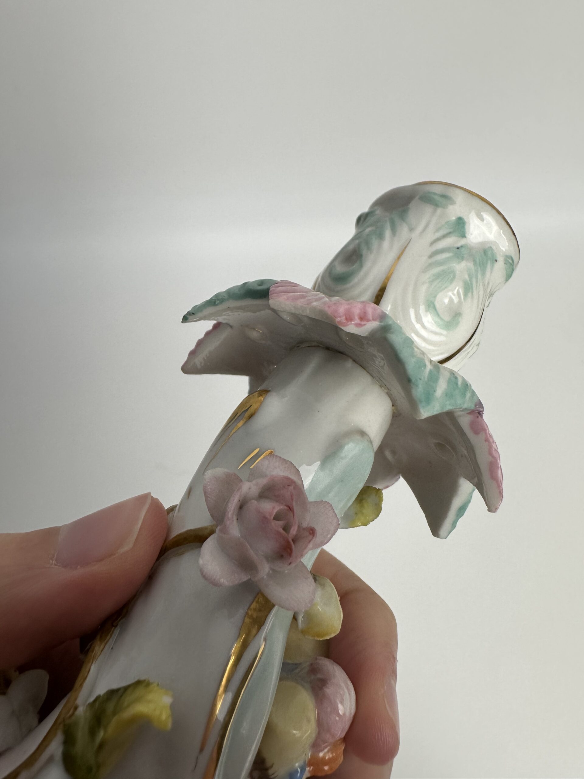Ancien bougeoir en porcelaine Germany – Image 9