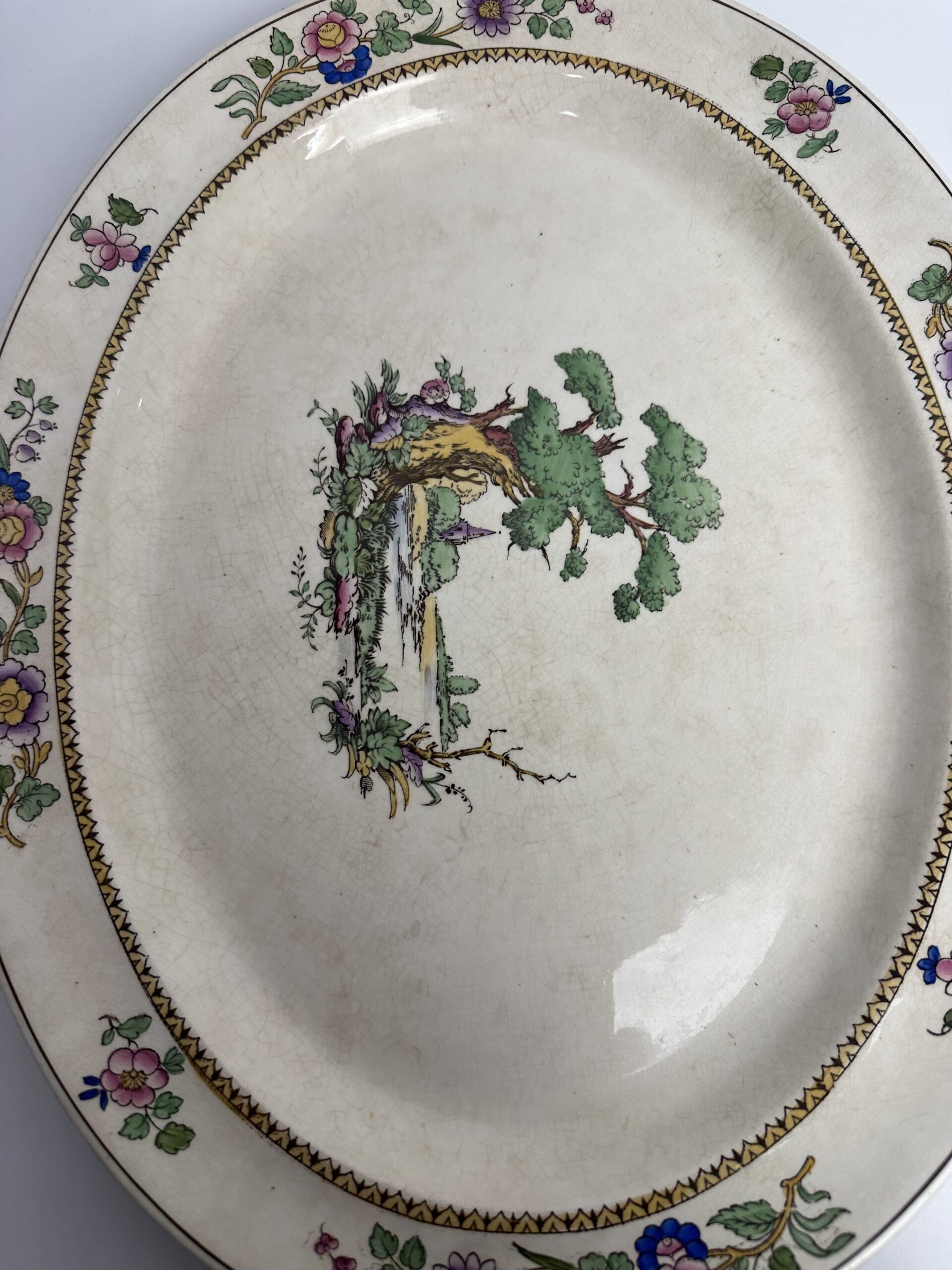 Plat de service Booths Silicon China England Terre de Fer – Image 3