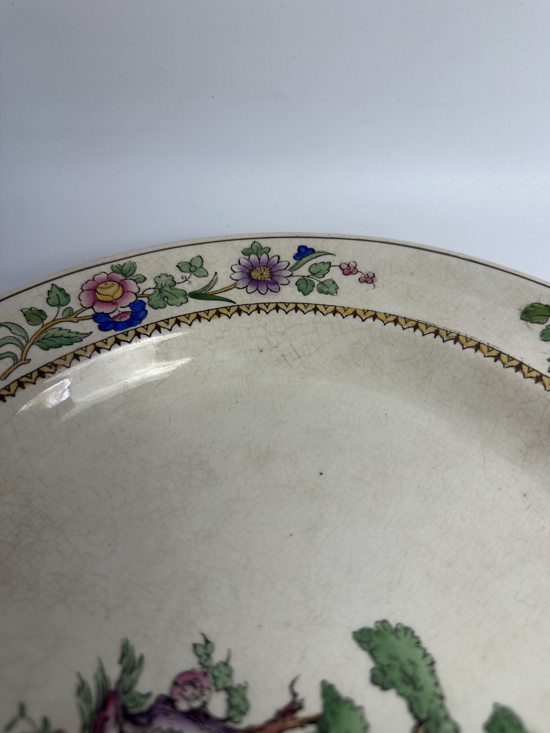 Plat de service Booths Silicon China England Terre de Fer – Image 6