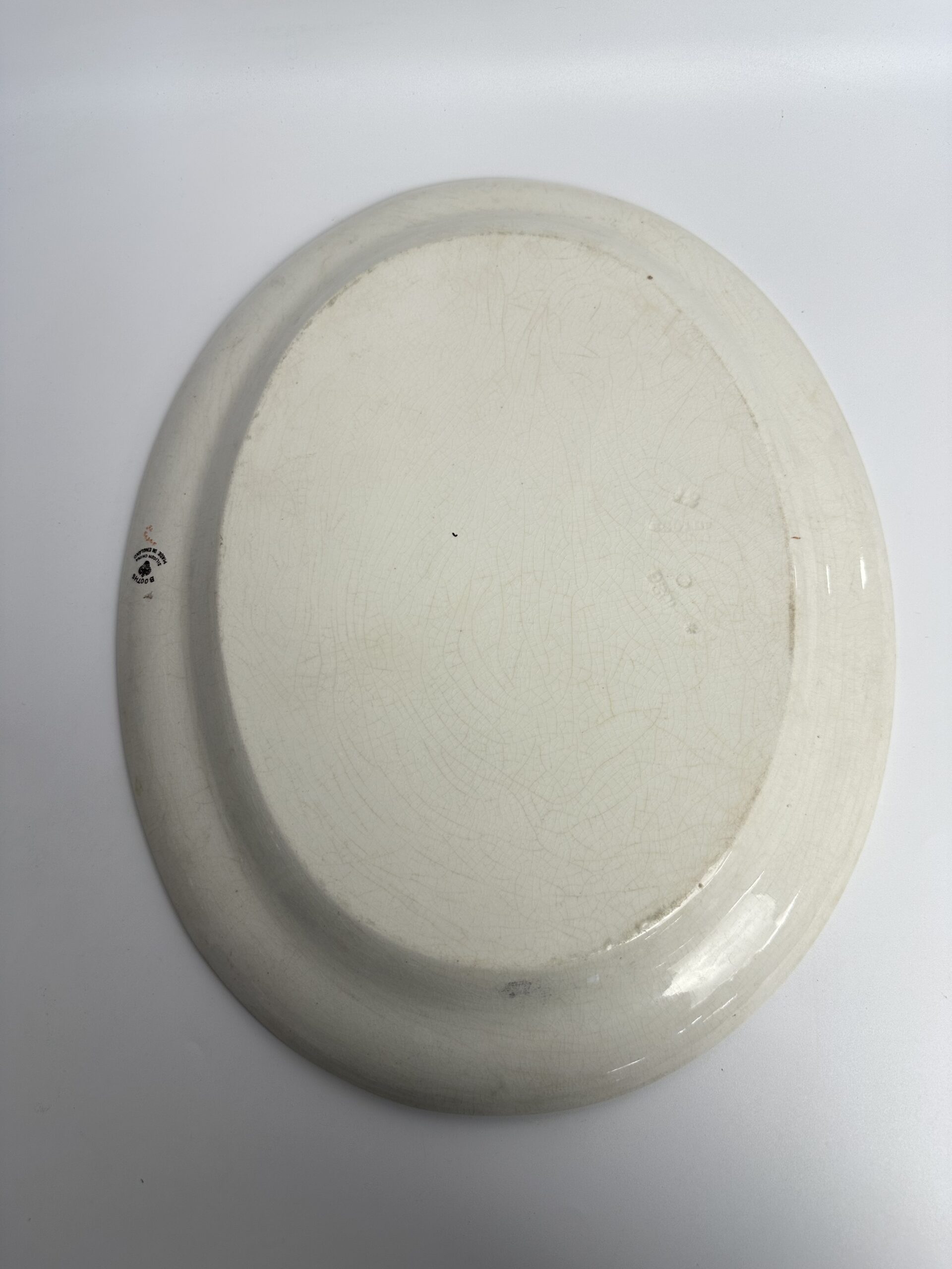Plat de service Booths Silicon China England Terre de Fer – Image 8