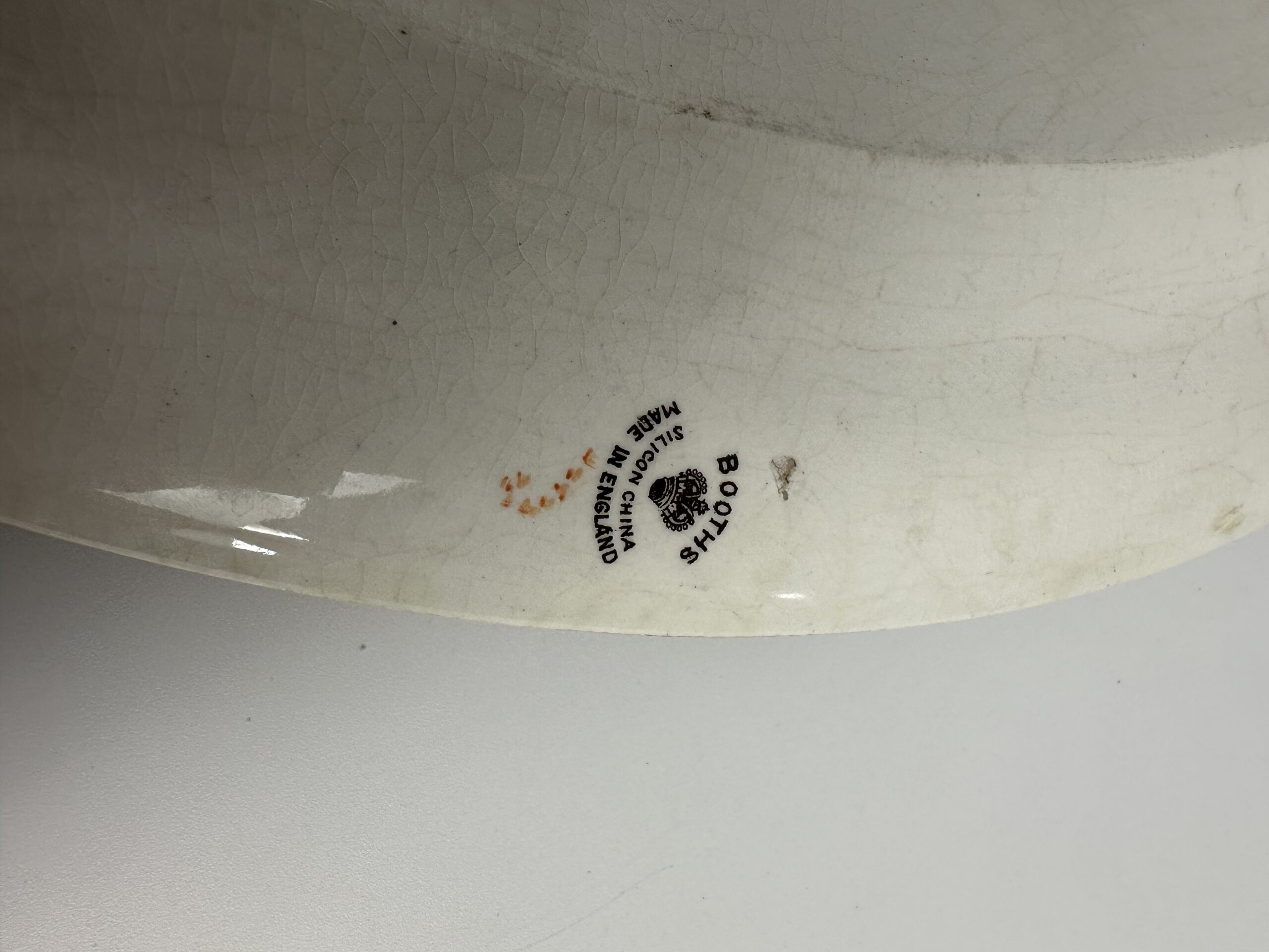 Plat de service Booths Silicon China England Terre de Fer – Image 10