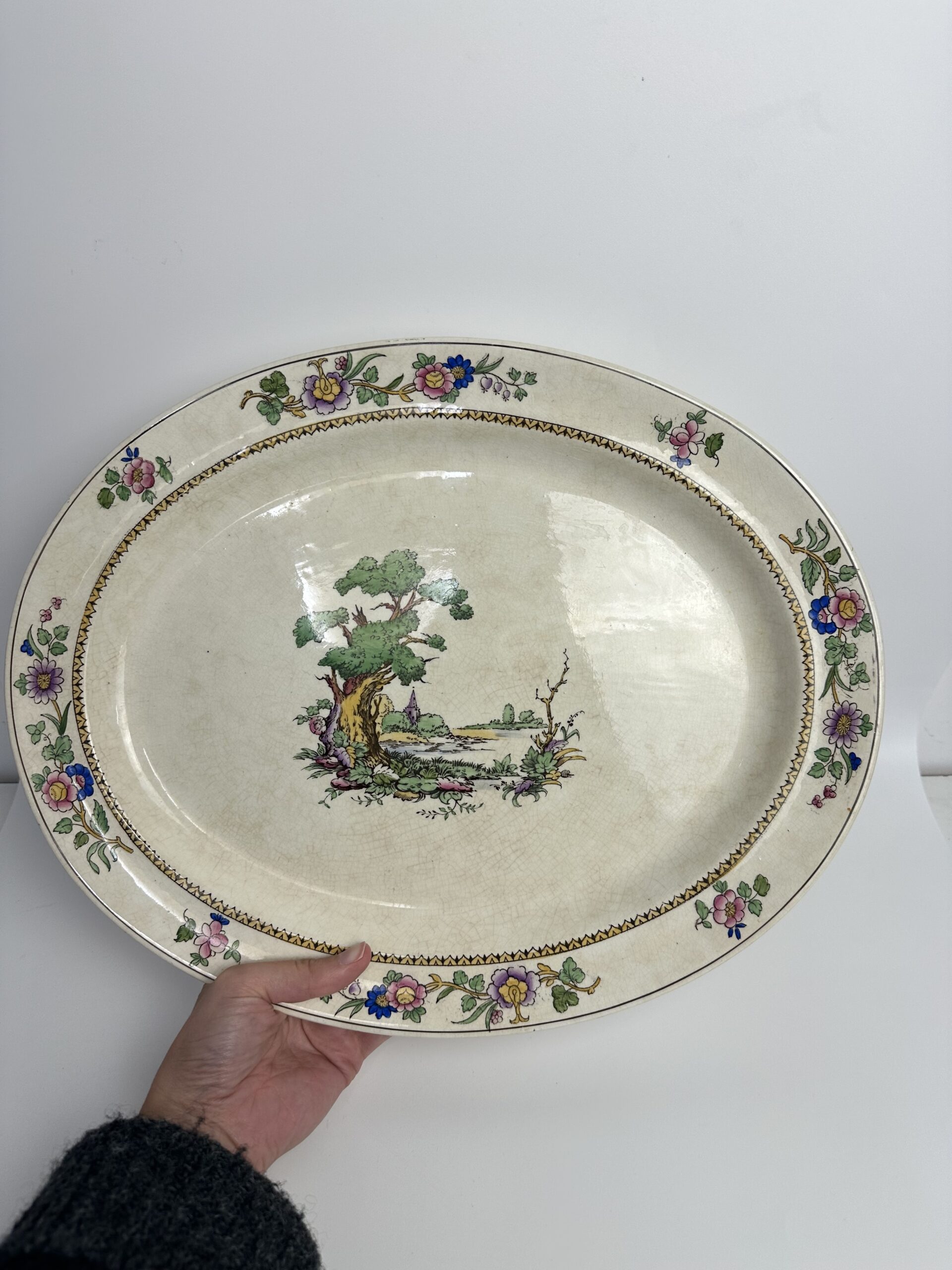 Plat de service Booths Silicon China England Terre de Fer – Image 11