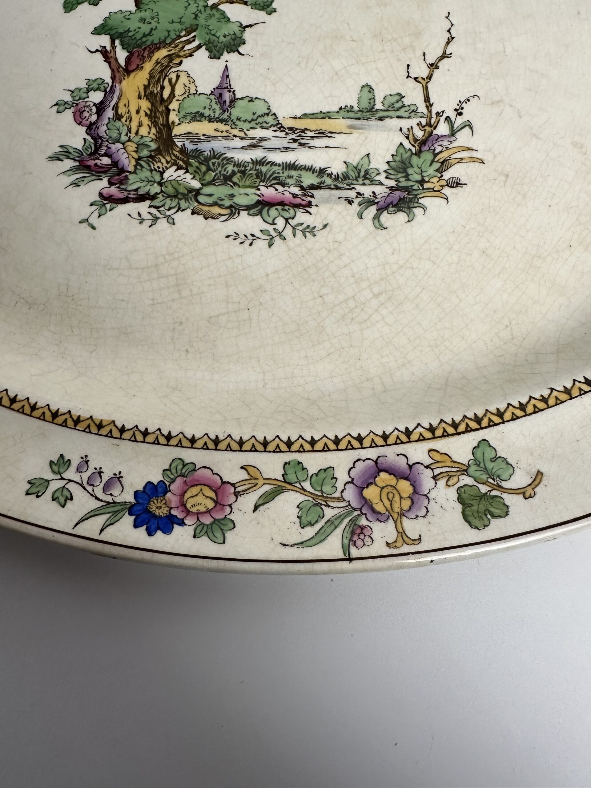 Plat de service Booths Silicon China England Terre de Fer – Image 12