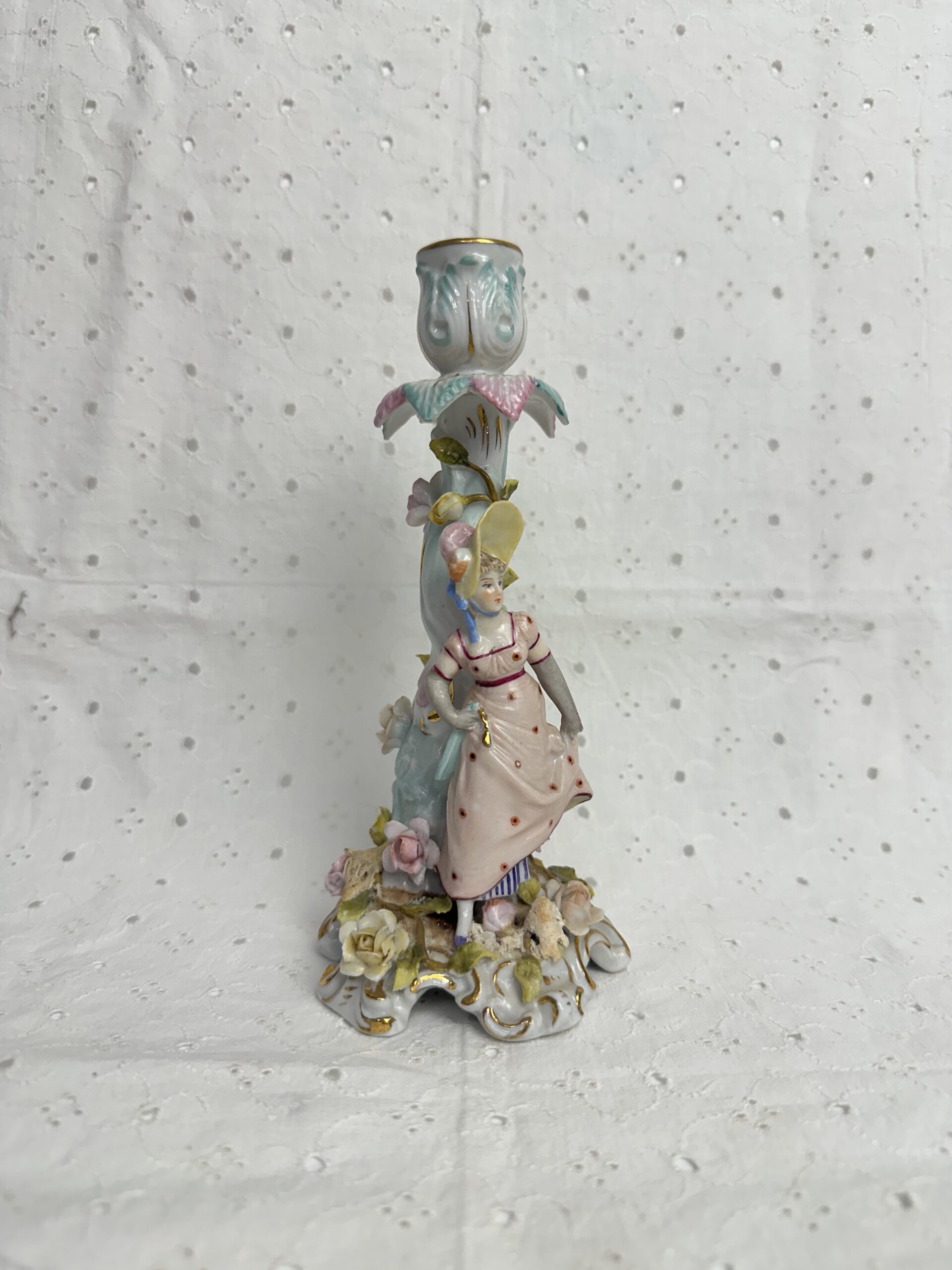 Ancien bougeoir en porcelaine Germany