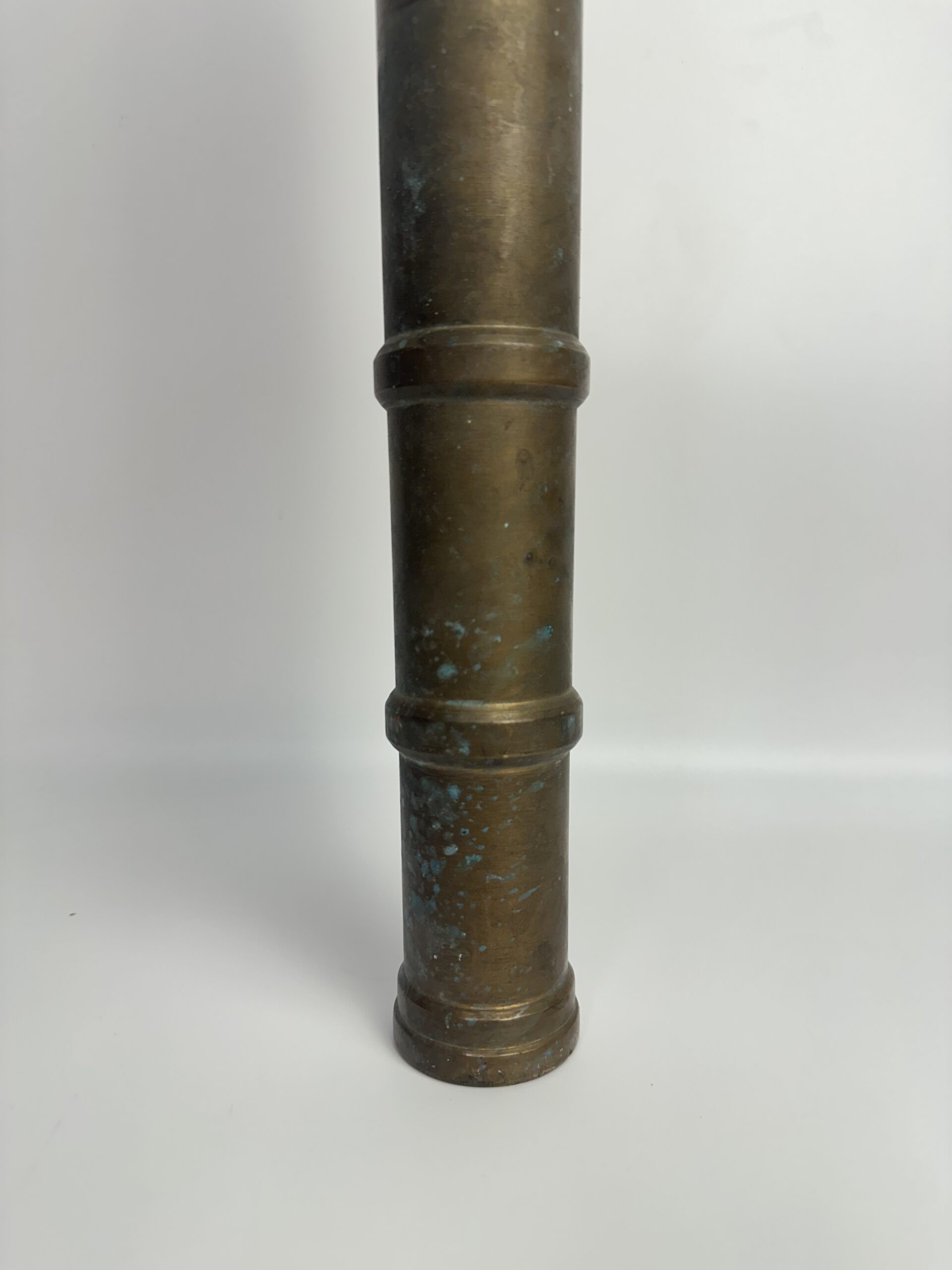 Ancien petit canon de salut marin en laiton – Image 3