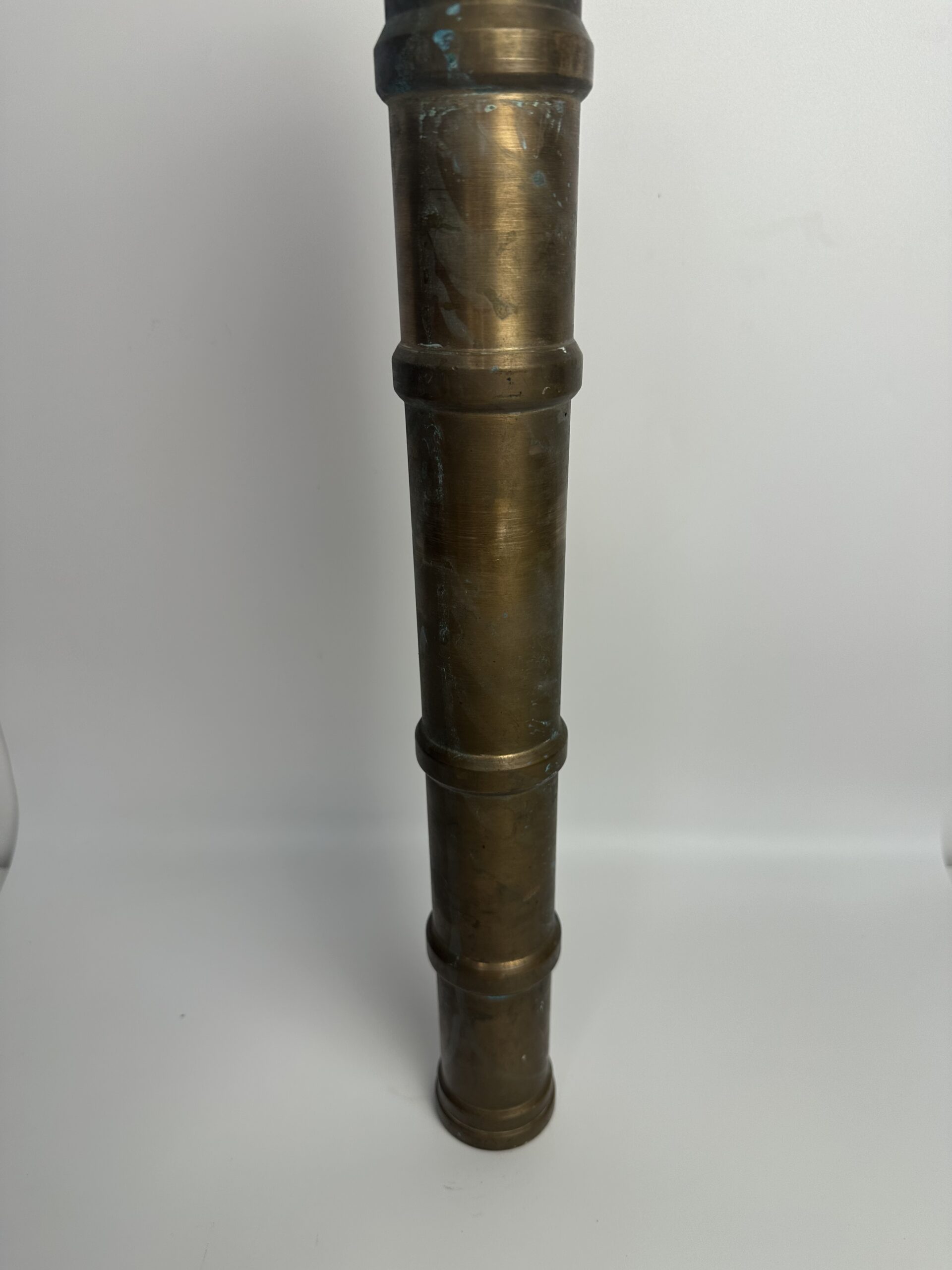 Ancien petit canon de salut marin en laiton – Image 6