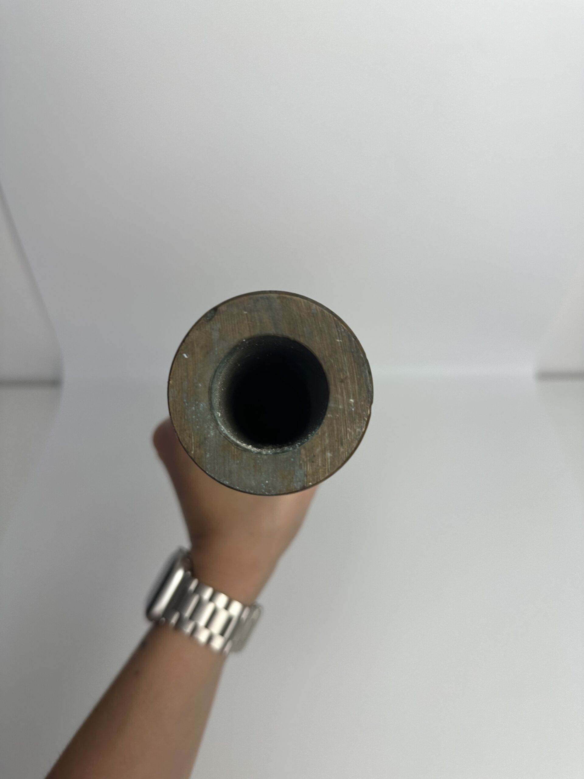 Ancien petit canon de salut marin en laiton – Image 8