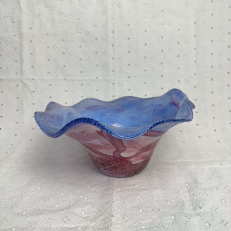 Coupe vide-poche Gambier en verre soufflé