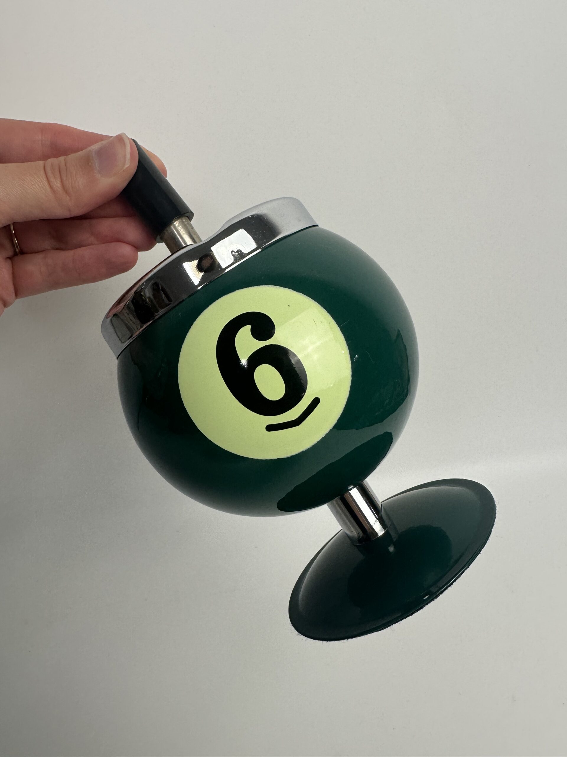 Cendrier boule de billard vintage – Image 4