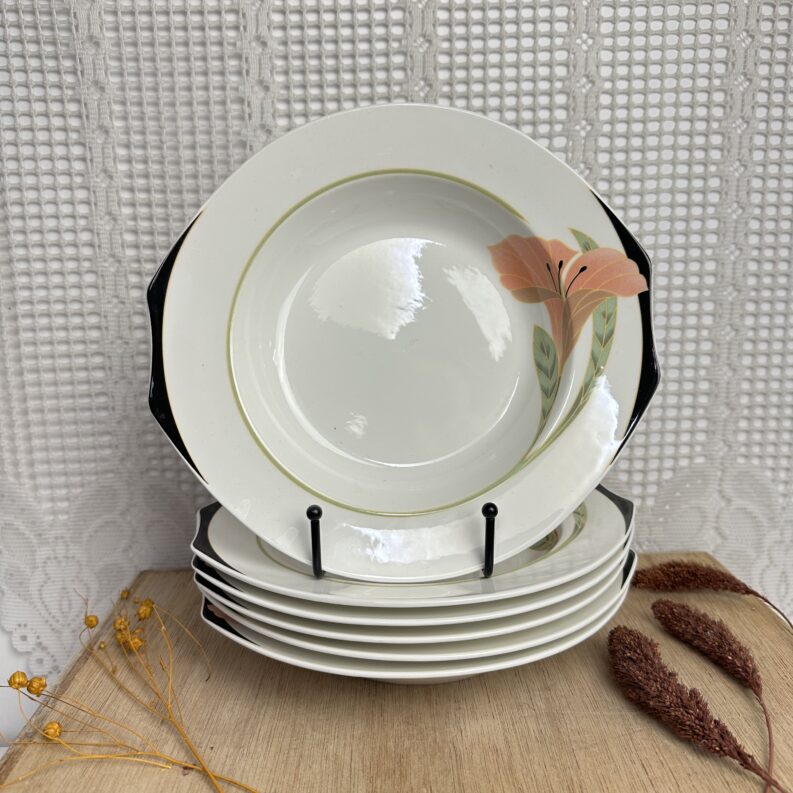 6 assiettes creuses Iris Villeroy et Boch