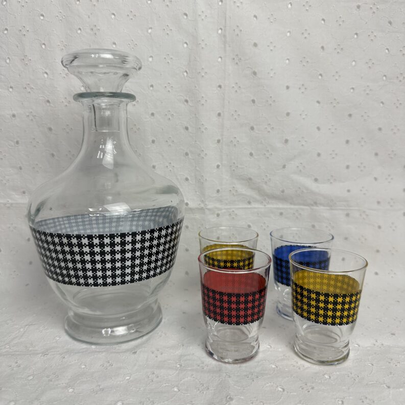 Service à liqueur vintage années 70