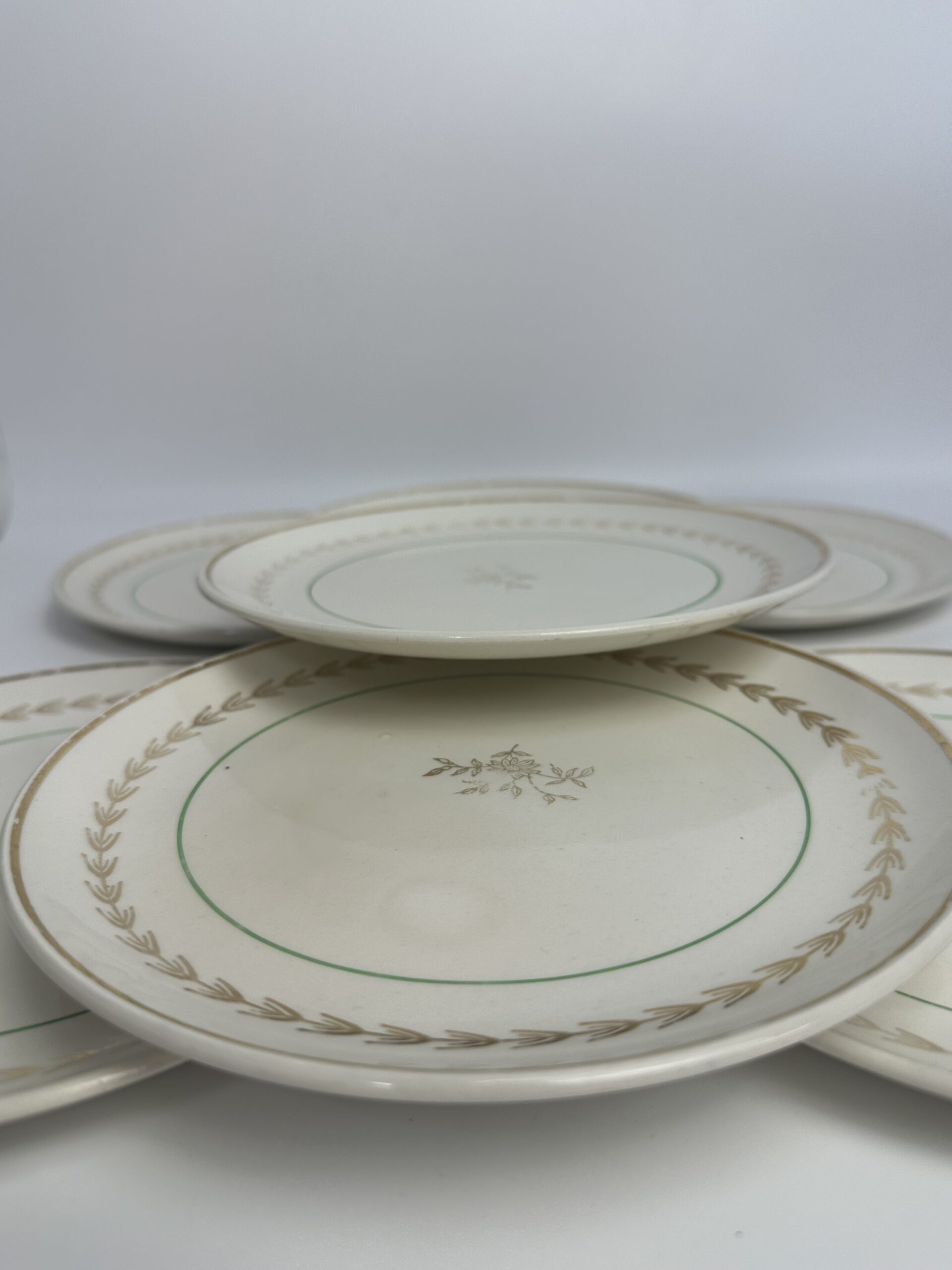 7 assiettes à dessert Gien Colmar – Image 9