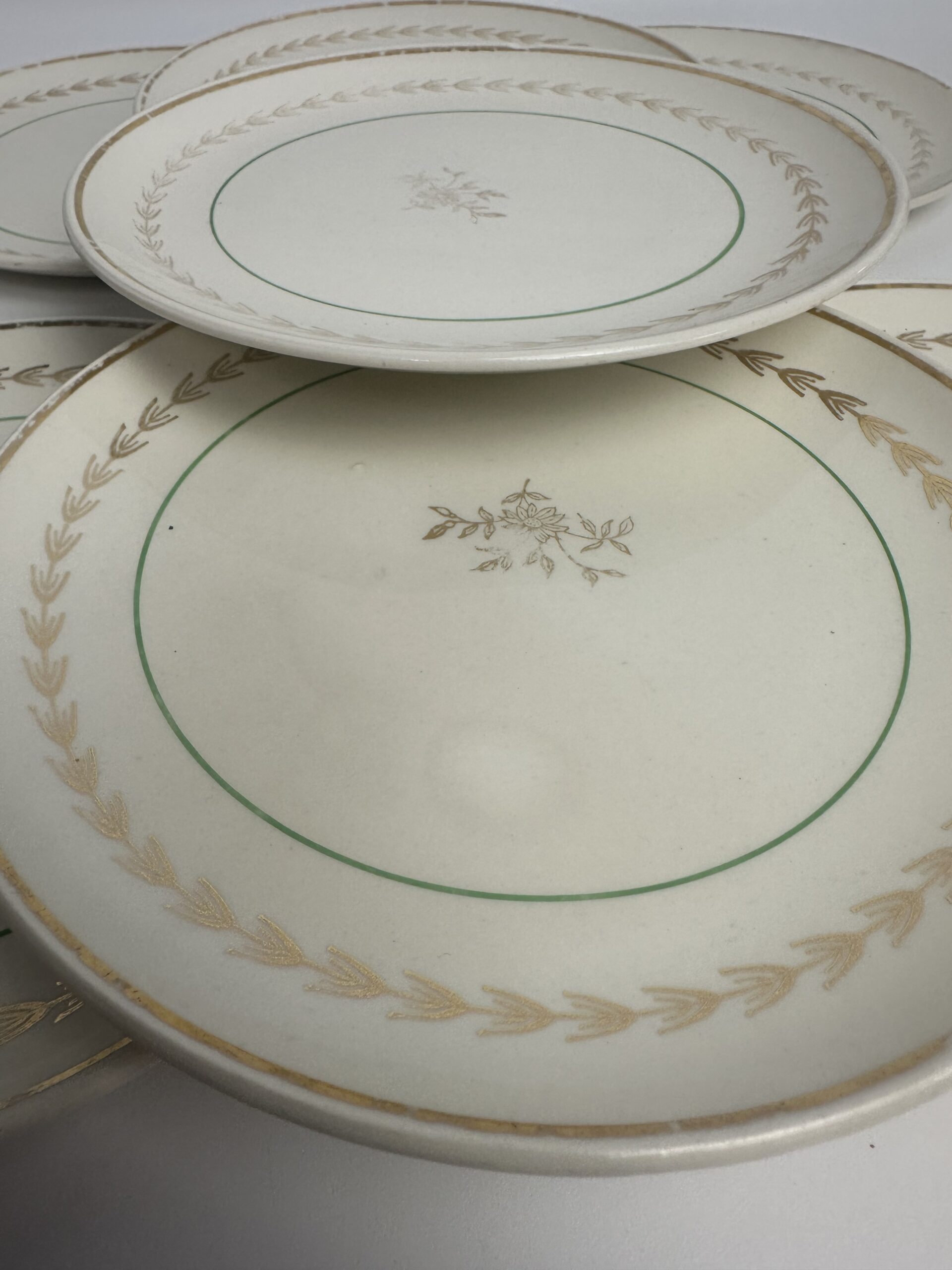 7 assiettes à dessert Gien Colmar – Image 10