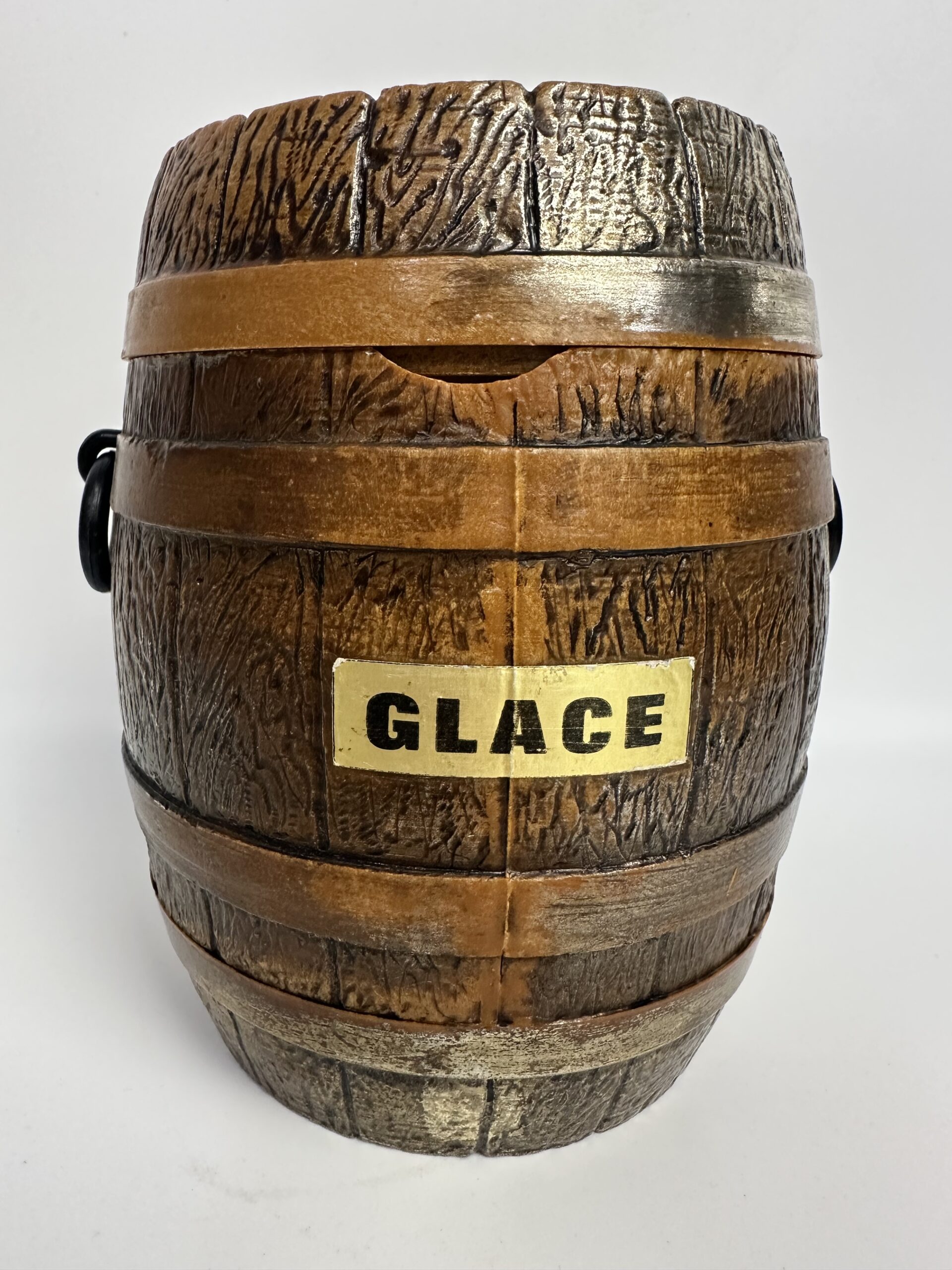Seau à glaçons vintage tonneau – Image 3