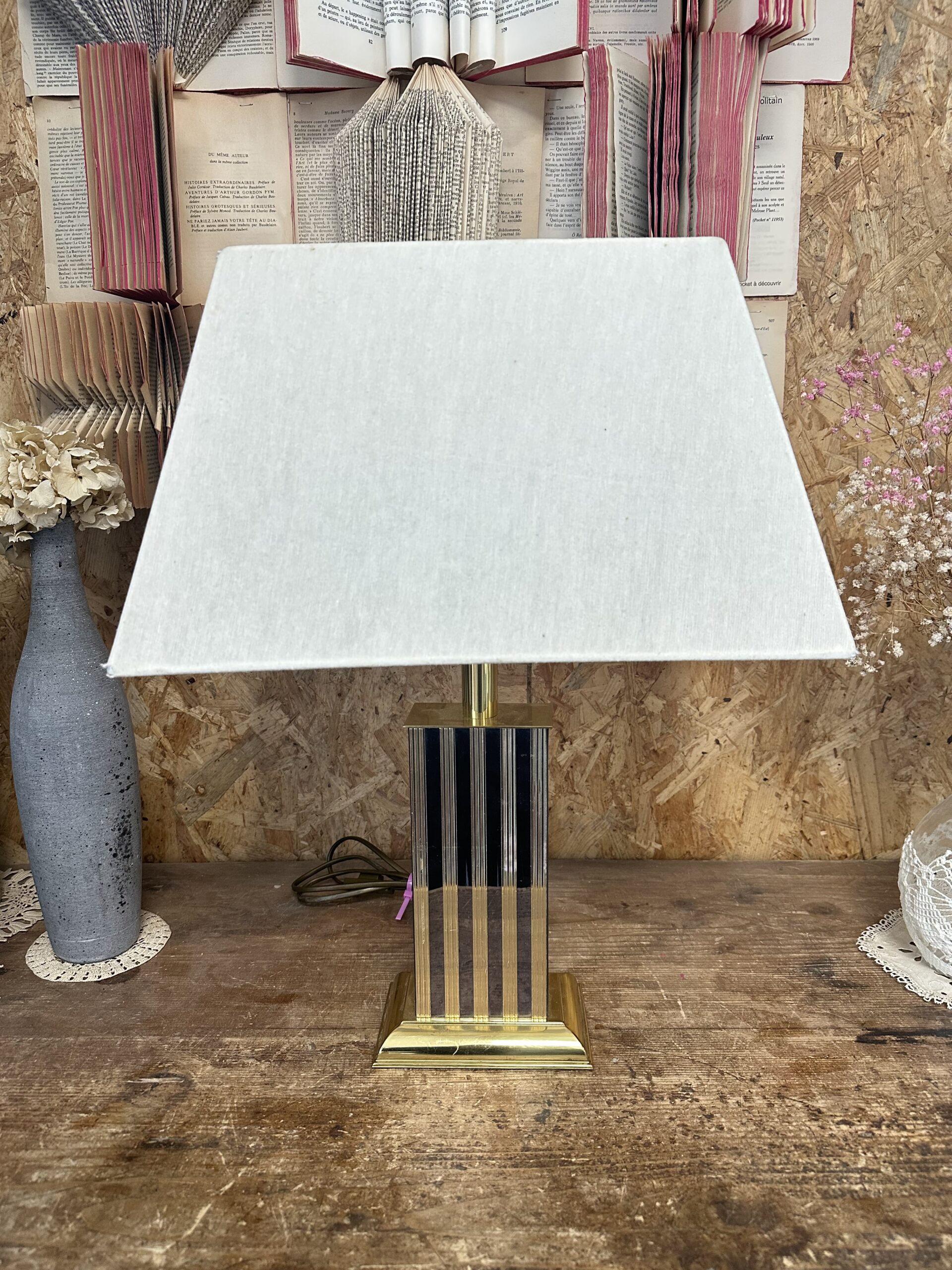 Lampe vintage Le Dauphin Arneuil années 70