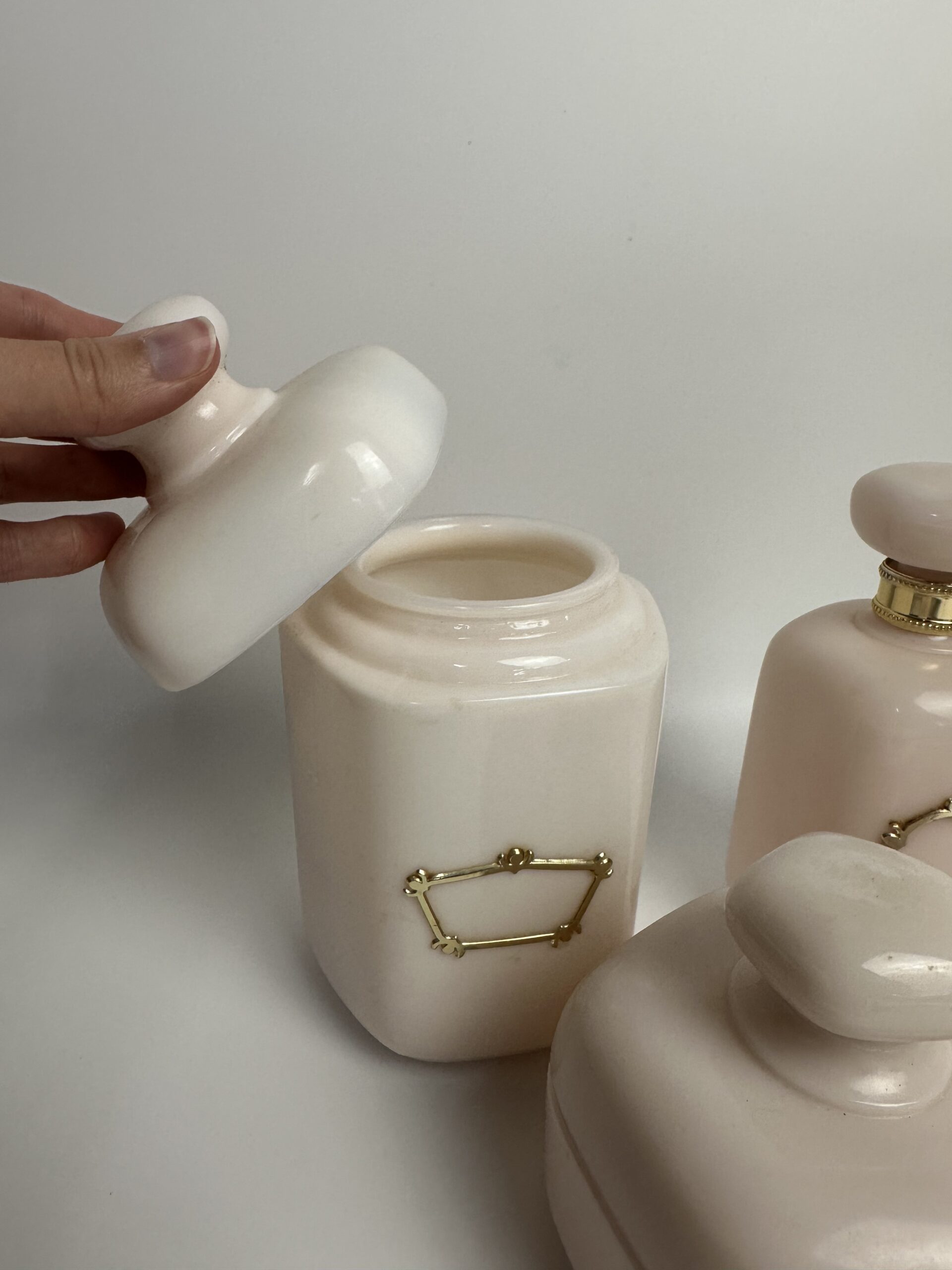 Ensemble 4 pots en opaline – Image 4