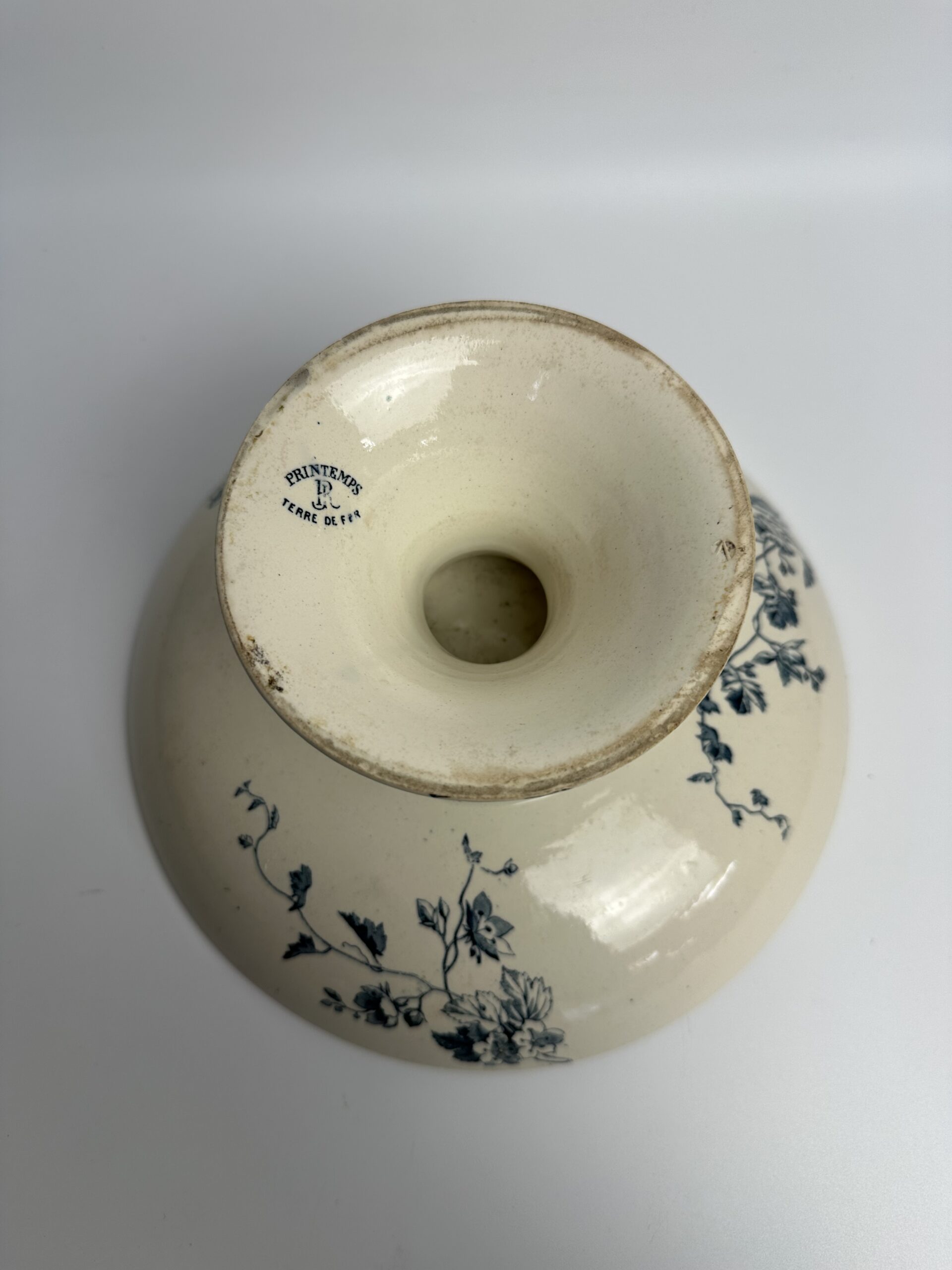 Compotier ancien Terre de Fer Printemps - Image 6
