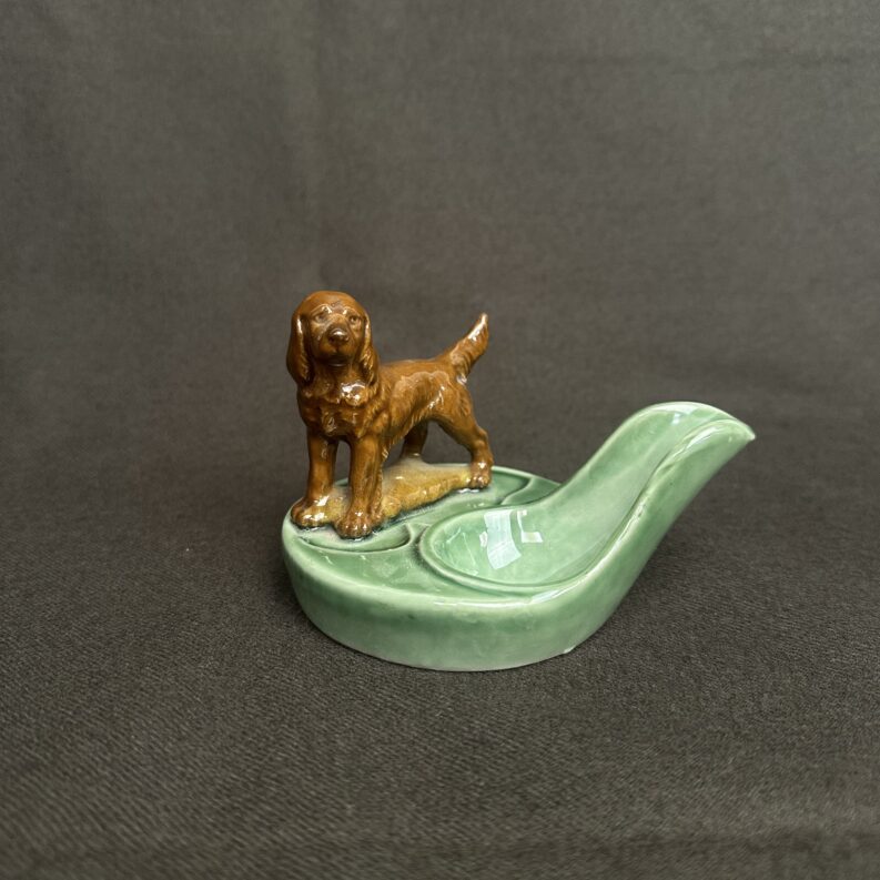 Repose-pipe vintage Wade en céramique