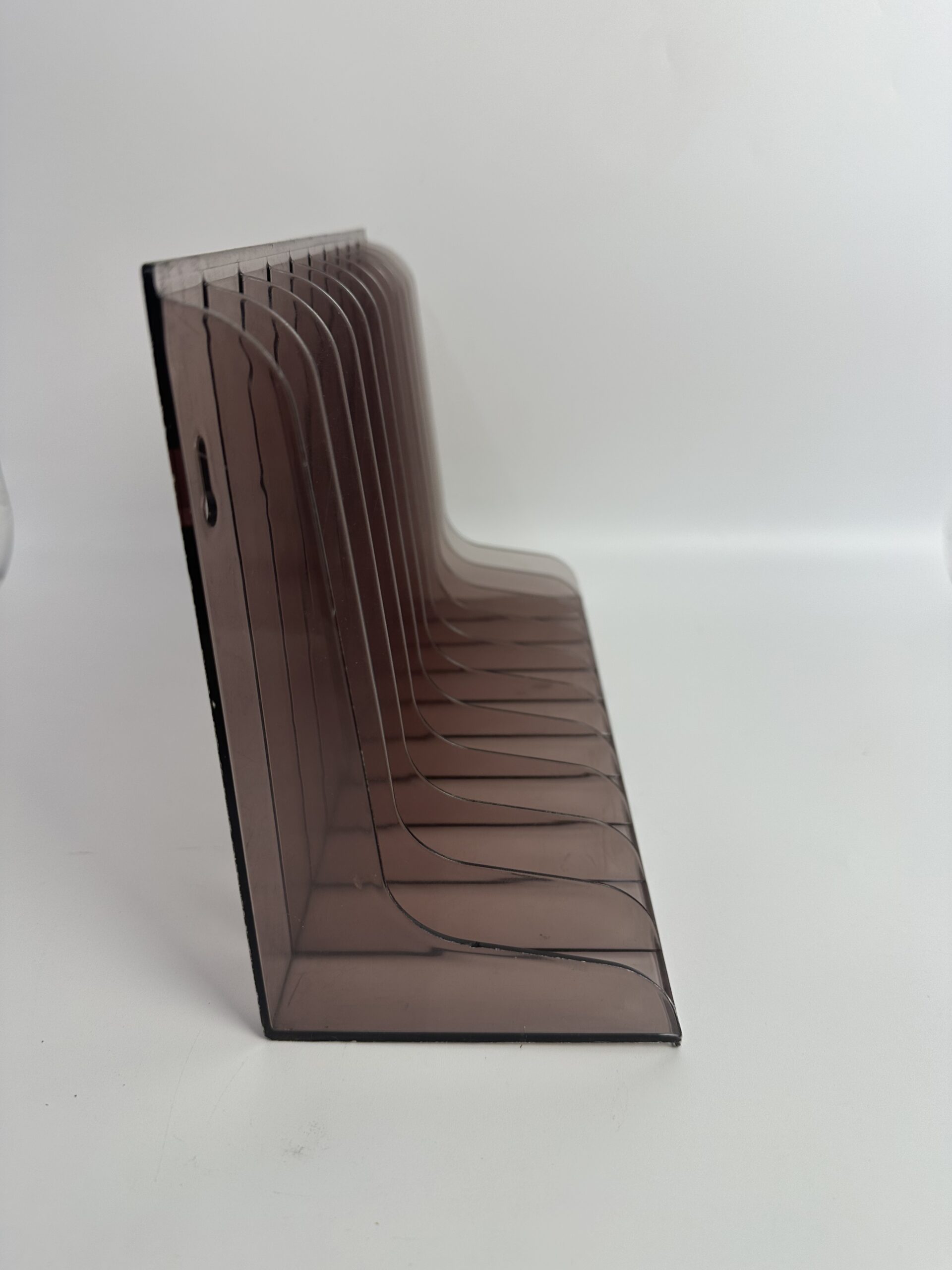 Porte-vinyles vintage Eickel plexiglas fumé – Image 5