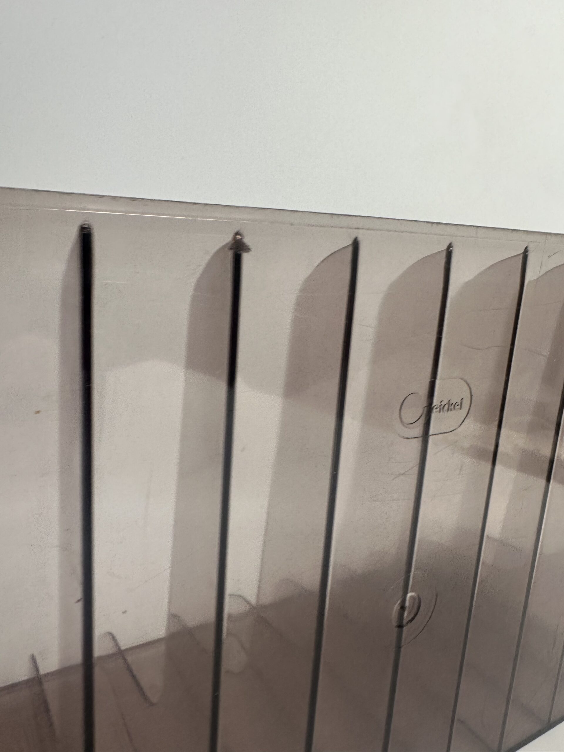 Porte-vinyles vintage Eickel plexiglas fumé – Image 7