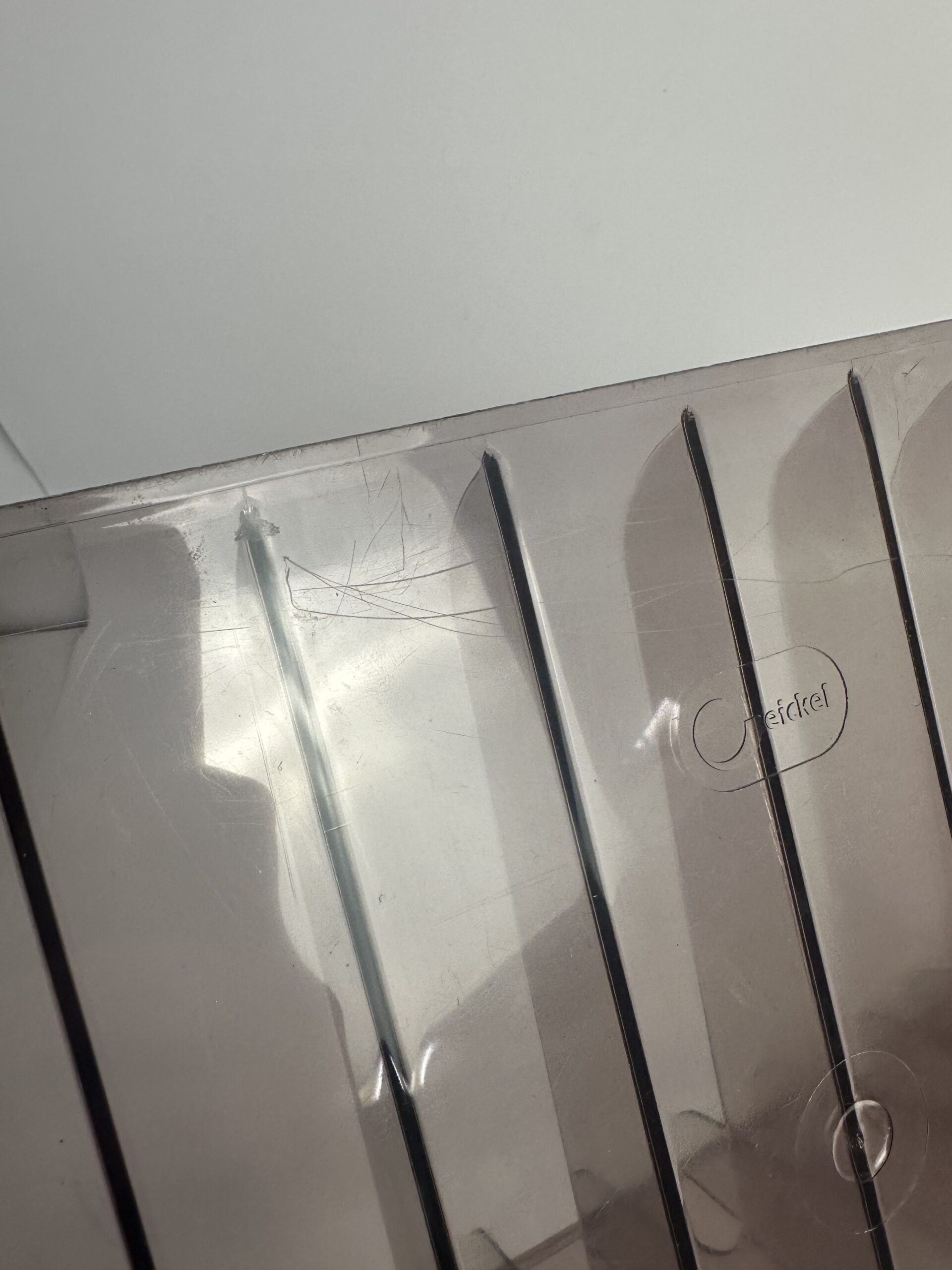 Porte-vinyles vintage Eickel plexiglas fumé – Image 9