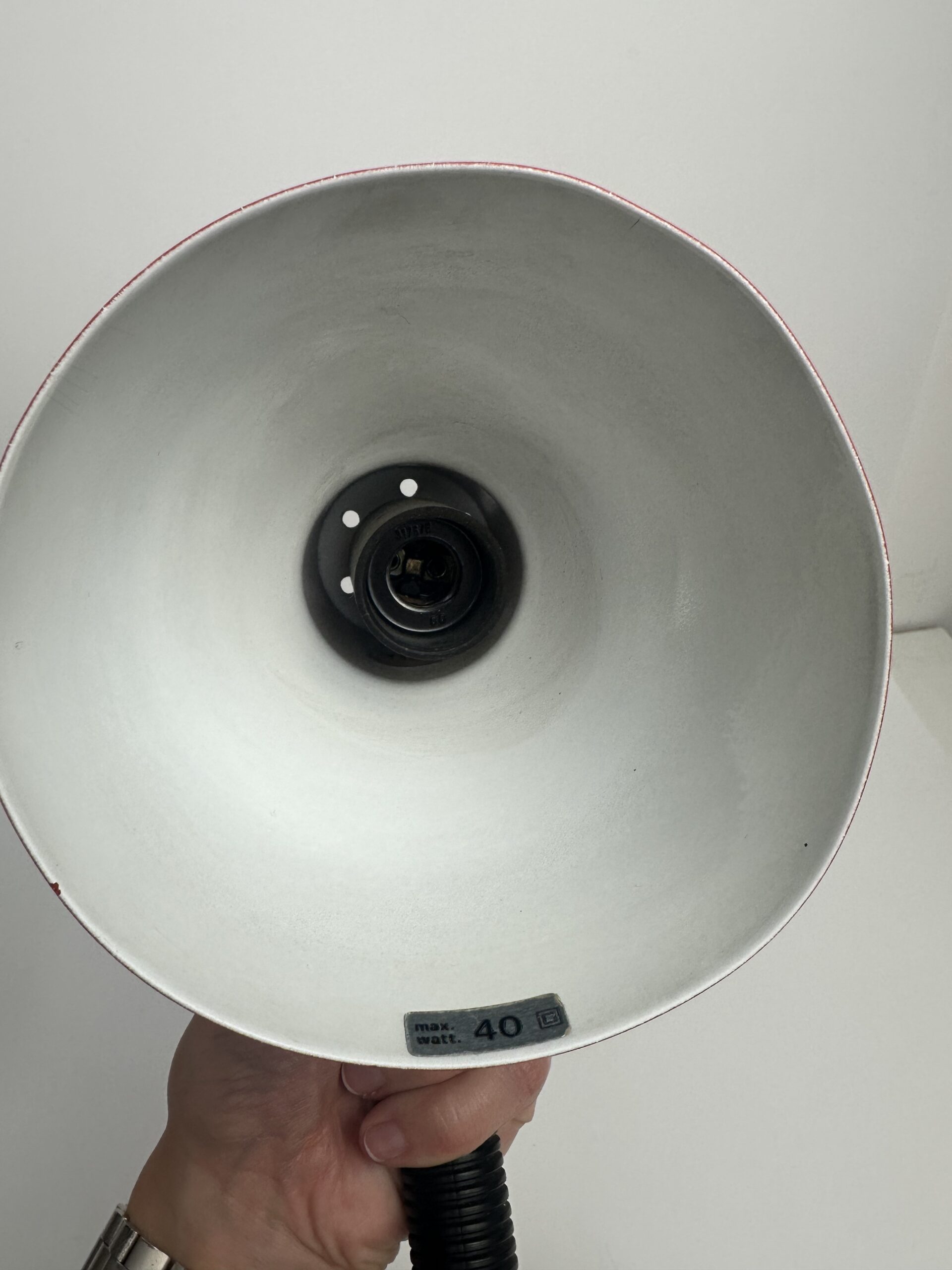 Lampe Veneta lumi vintage rouge - Image 8