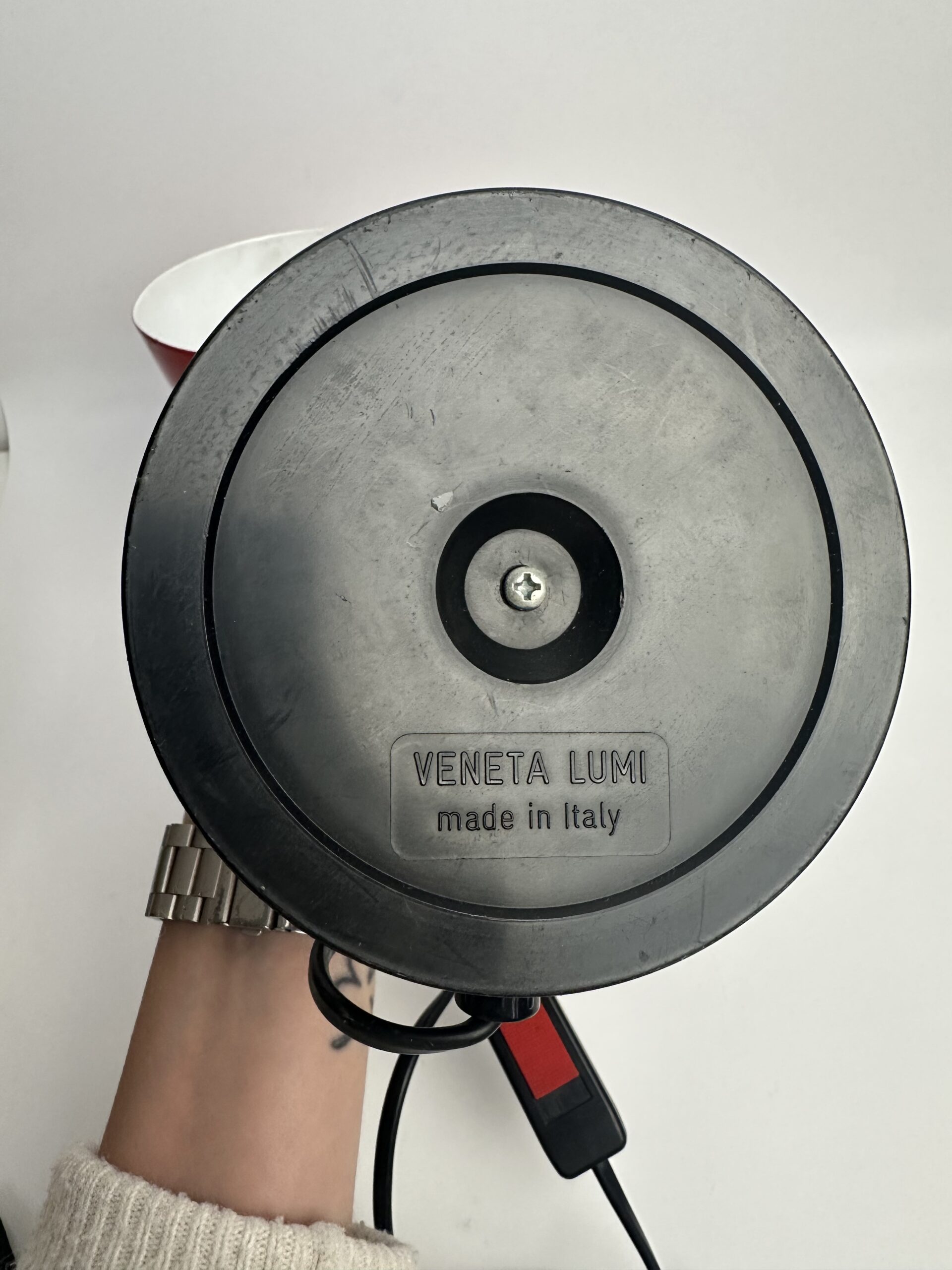 Lampe Veneta lumi vintage rouge - Image 9